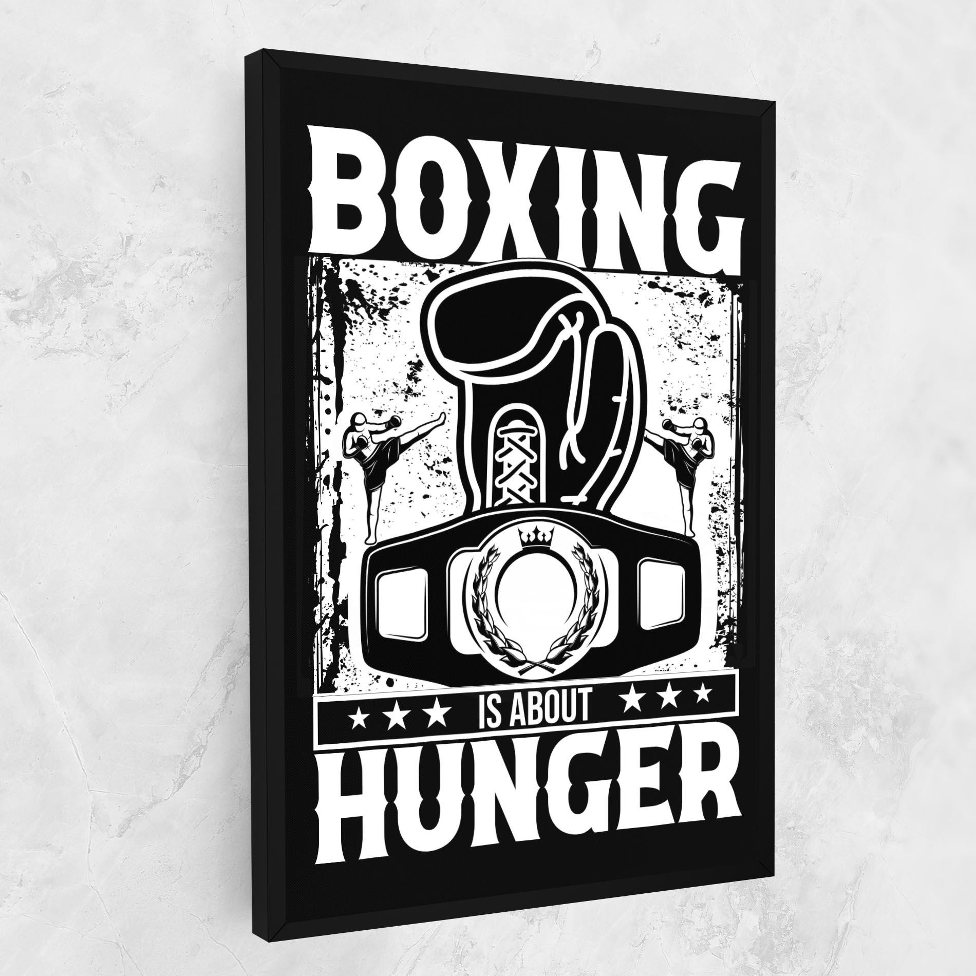 Tablou Canvas Boxing Hunger mockup 1