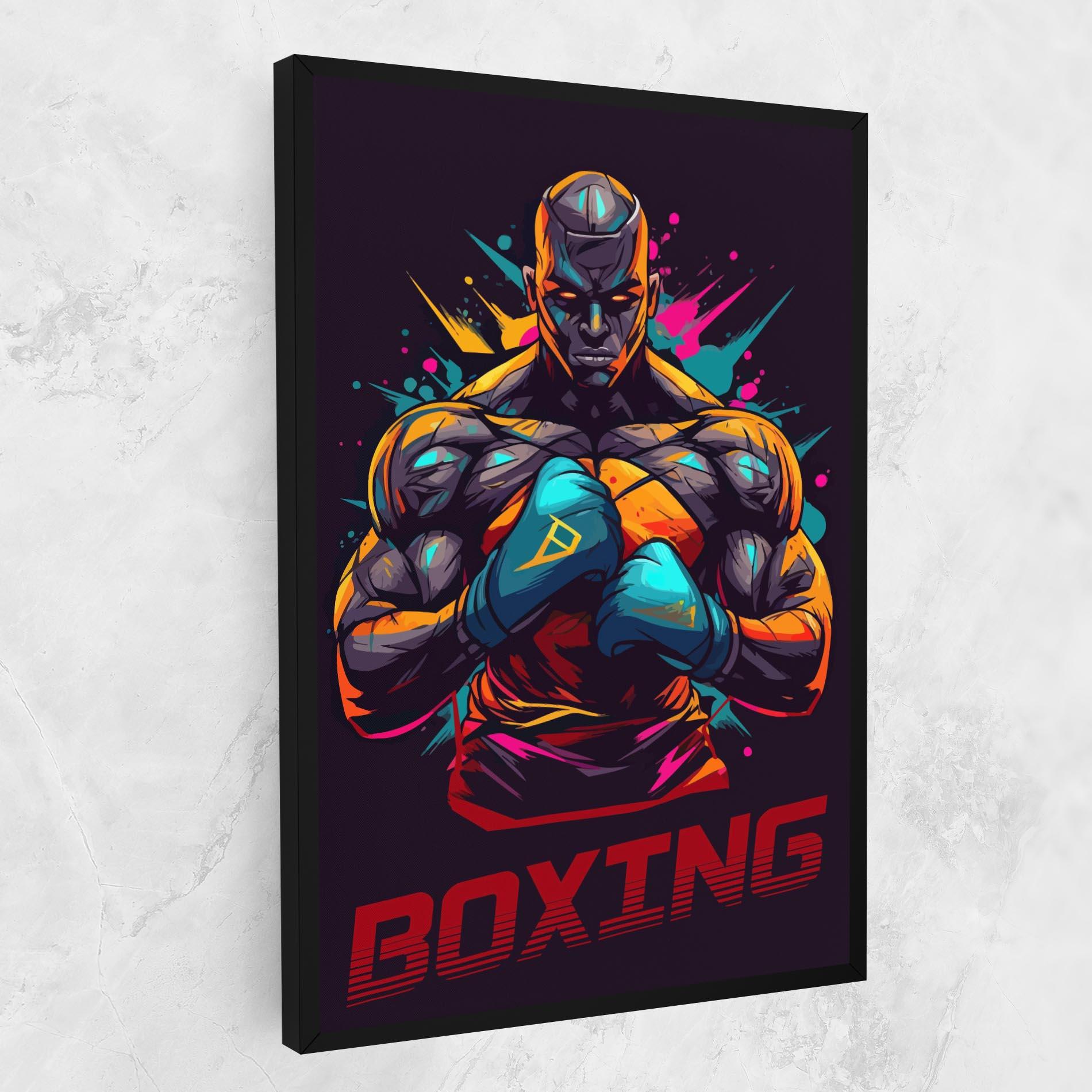 Tablou Canvas Boxing Strong mockup 1