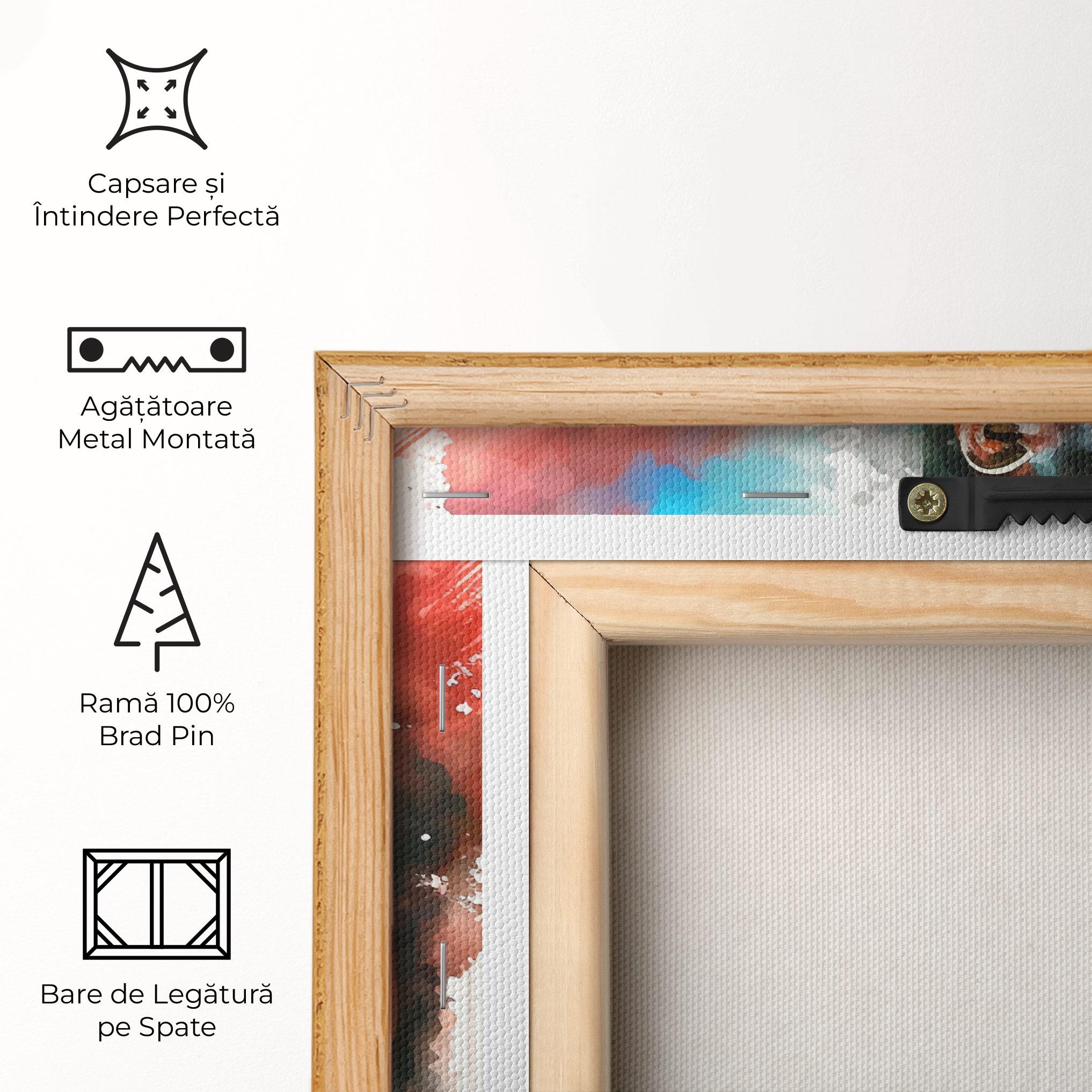 Tablou Canvas Boxing Red Blue mockup 5