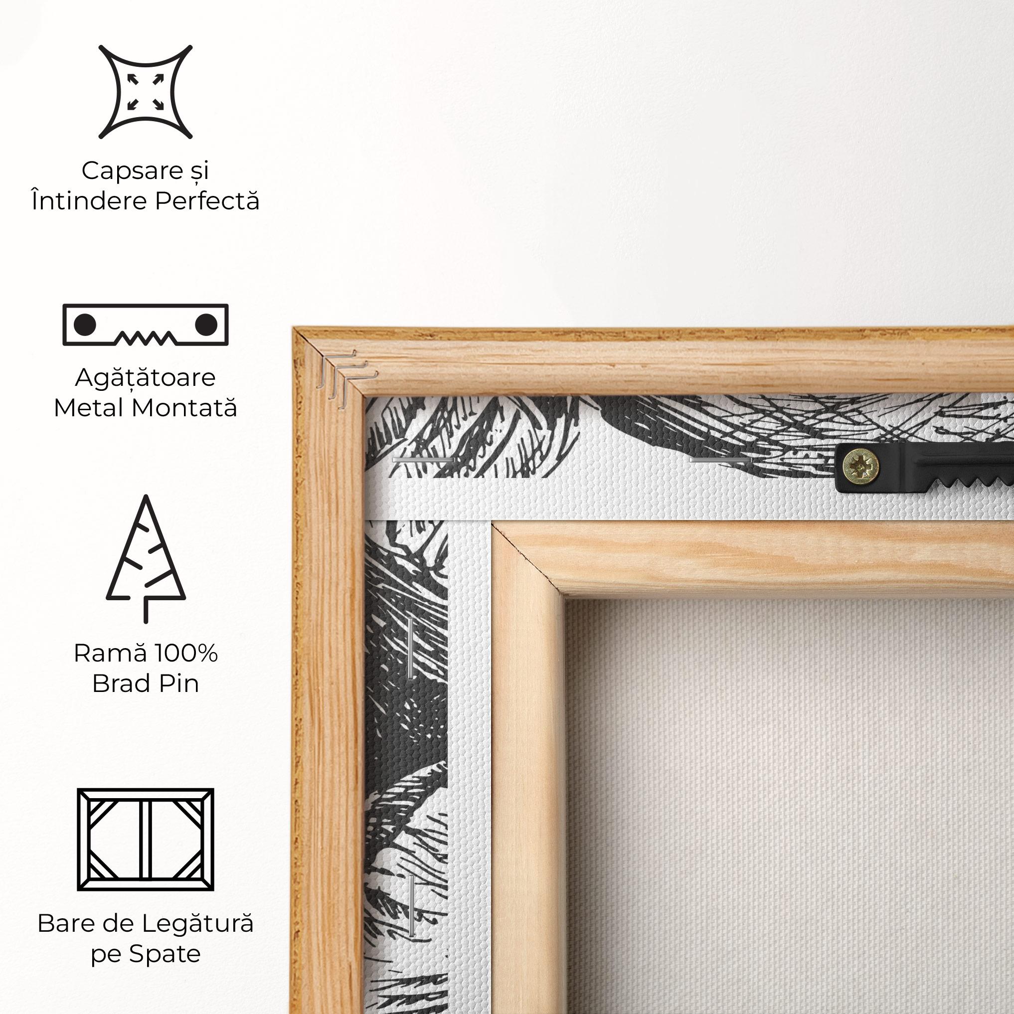 Tablou Canvas Grey Line Glove mockup 5