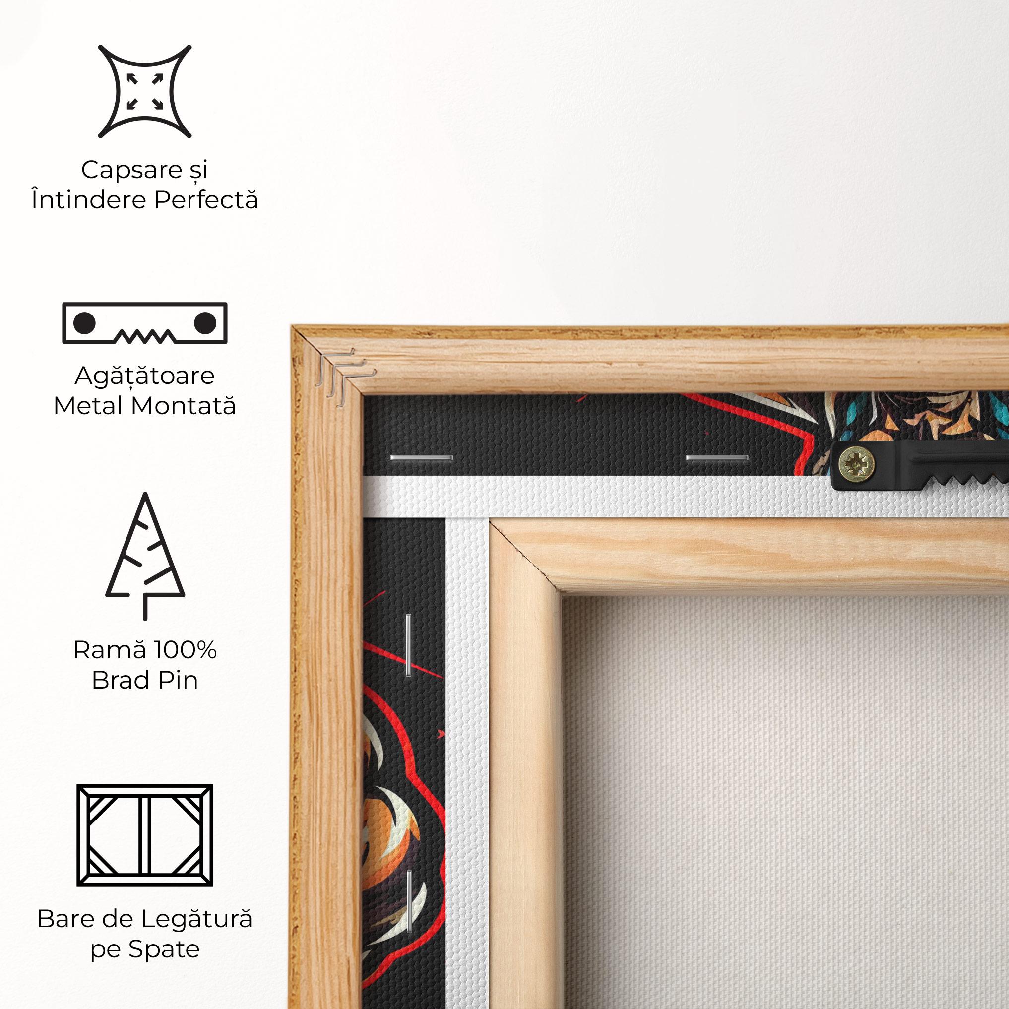 Tablou Canvas Light Blue Gloves mockup 5