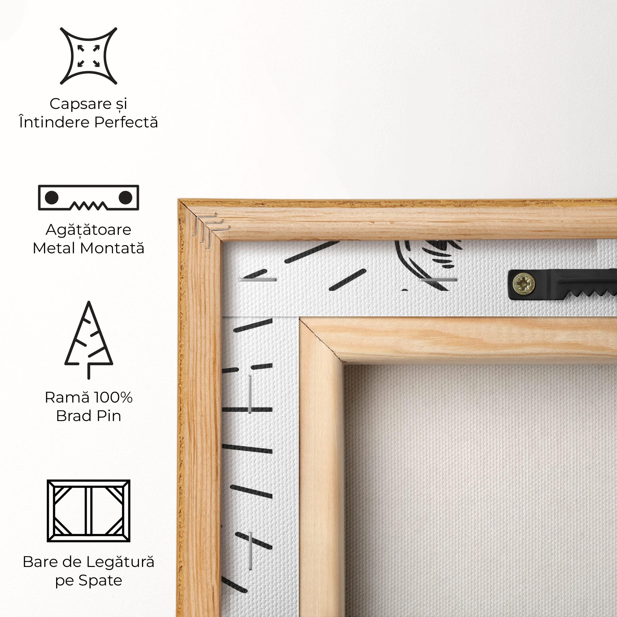 Tablou Canvas White Hand Boxing mockup 5