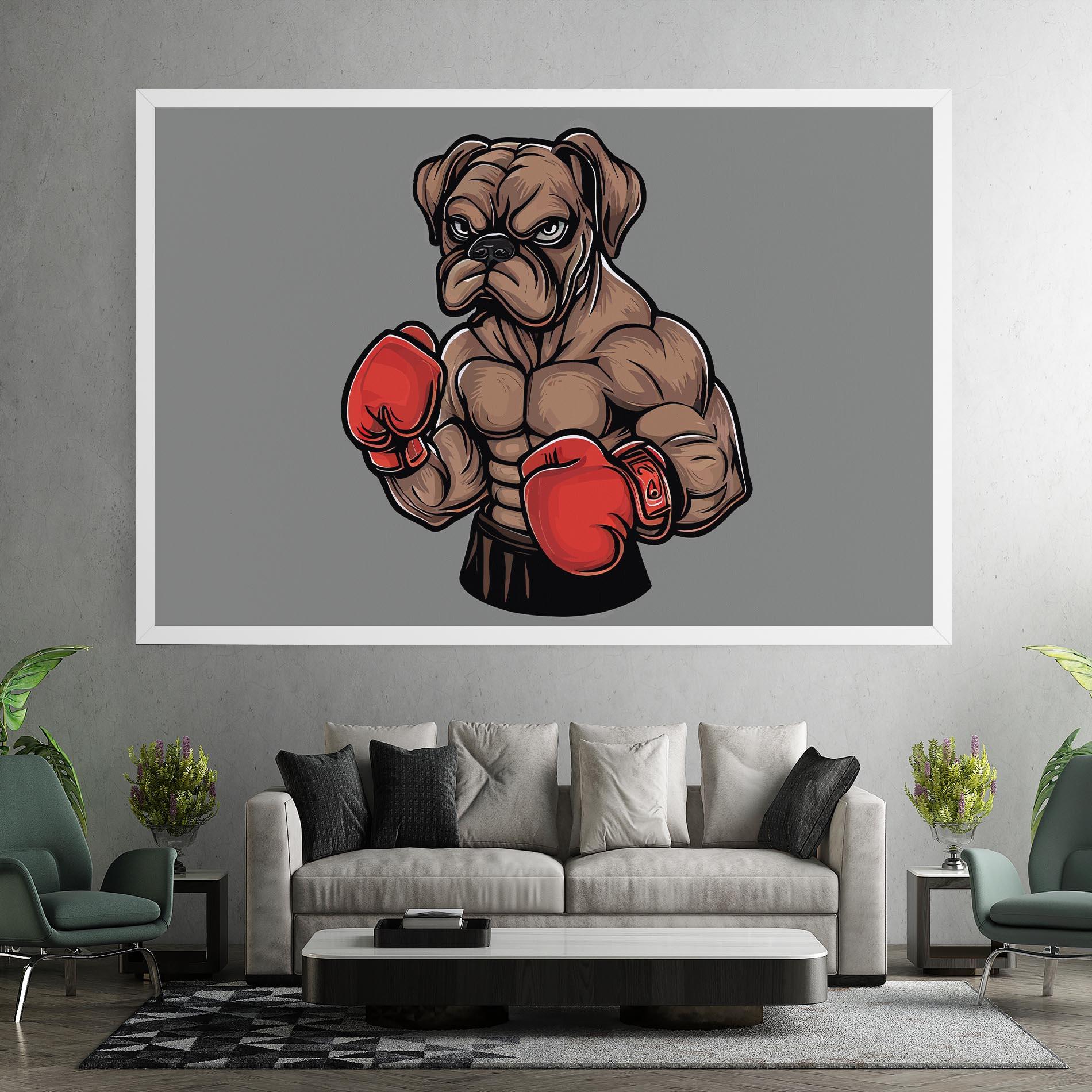 Tablou Canvas Boxer Dog mockup 7
