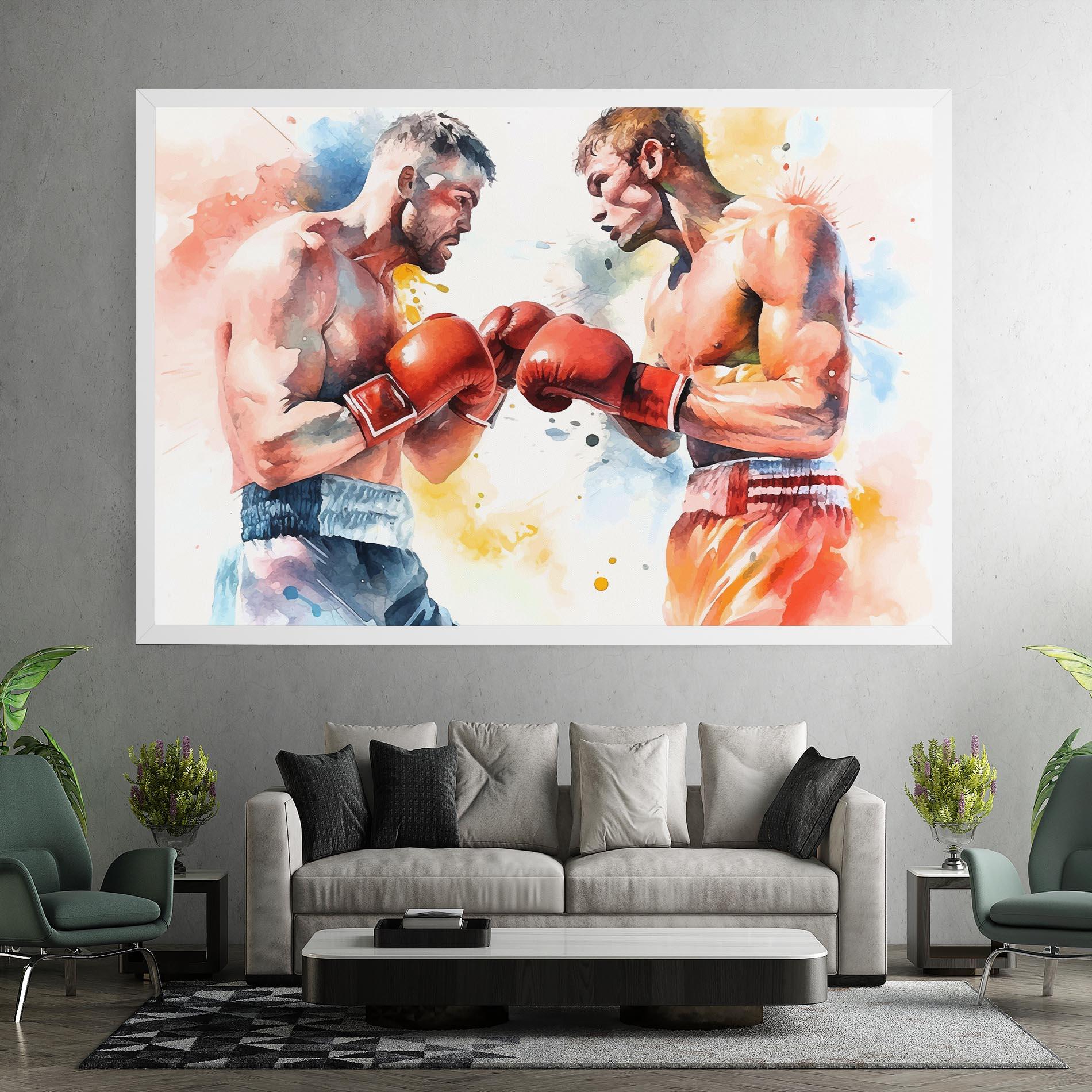 Tablou Canvas Boxing Match Art mockup 7