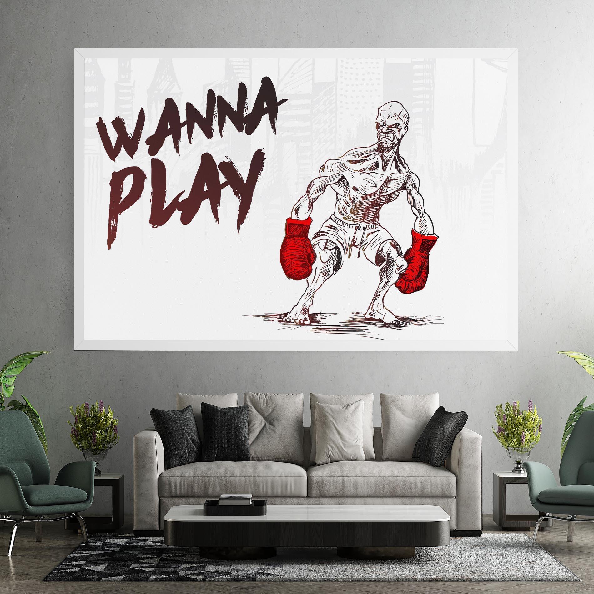 Tablou Canvas Wanna Play Box mockup 7
