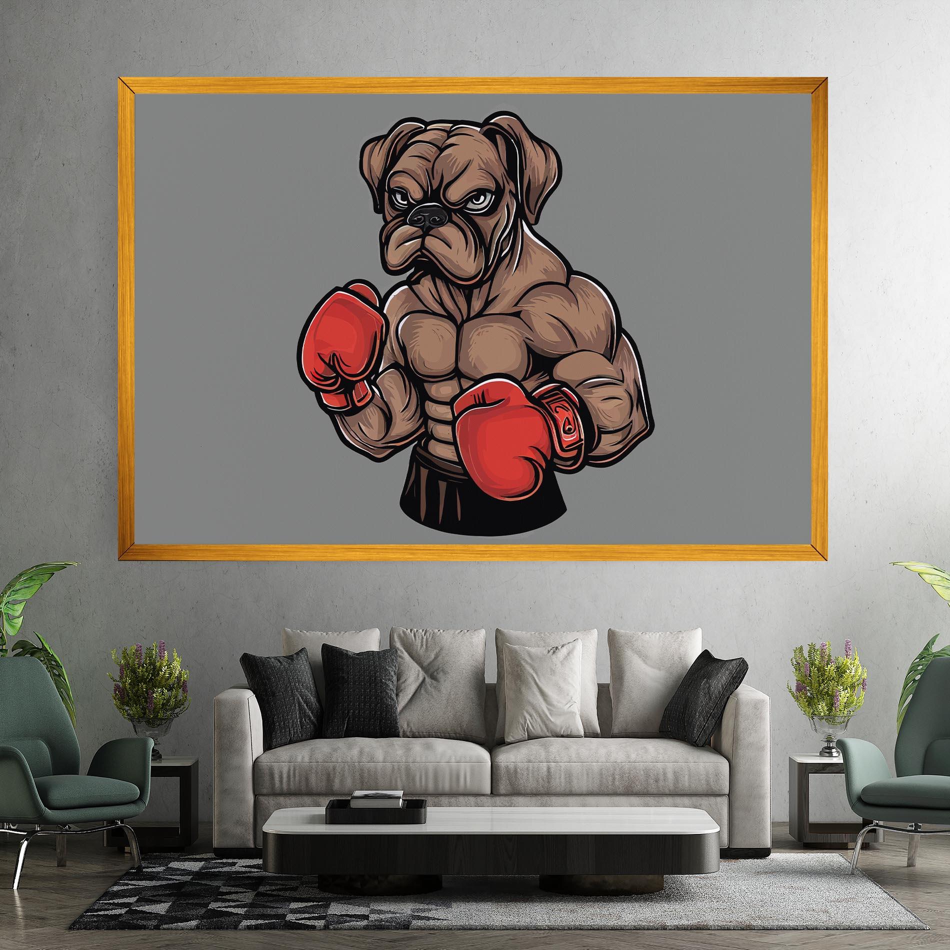 Tablou Canvas Boxer Dog mockup 7