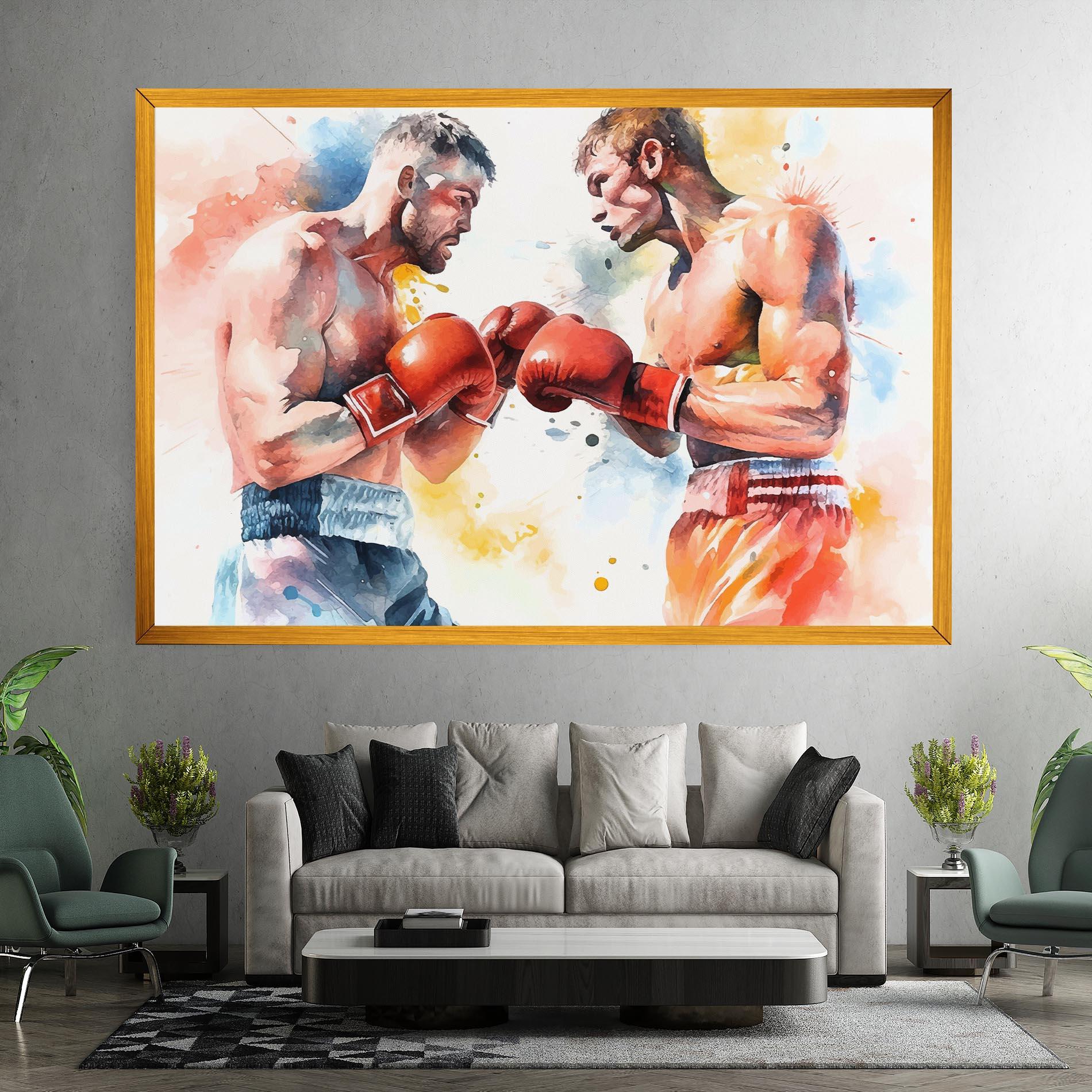Tablou Canvas Boxing Match Art mockup 7