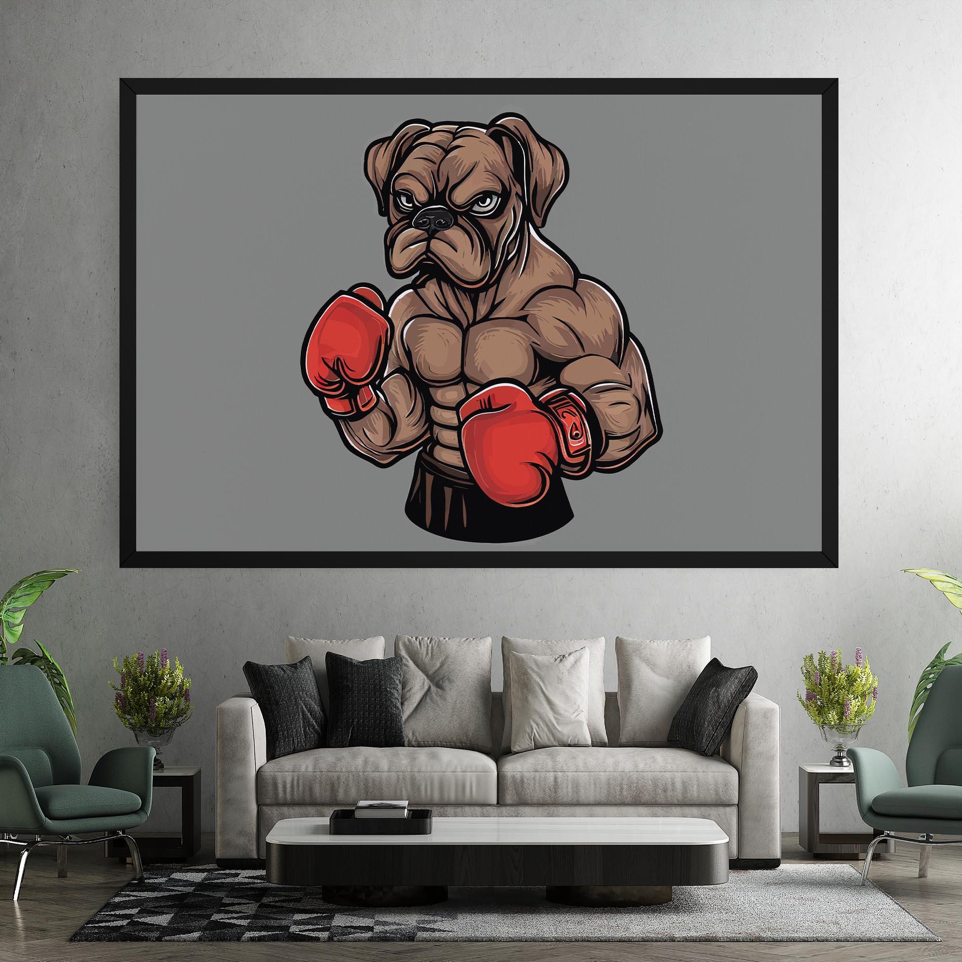 Tablou Canvas Boxer Dog mockup 7