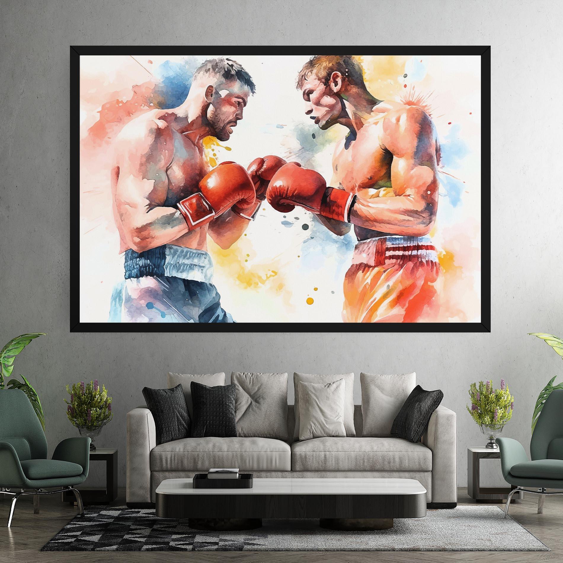 Tablou Canvas Boxing Match Art mockup 7