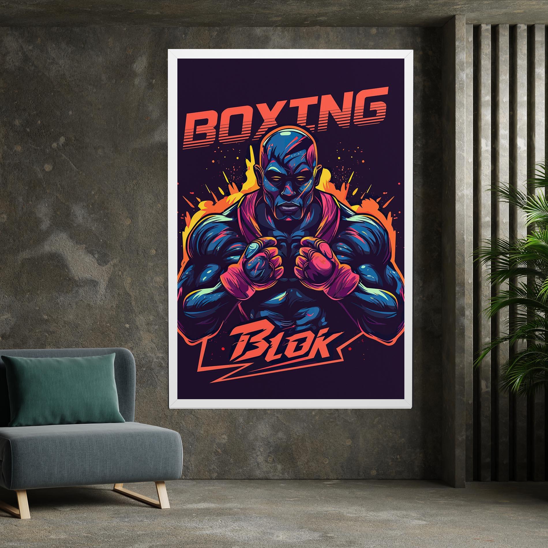 Tablou Canvas Boxing Blok mockup 7