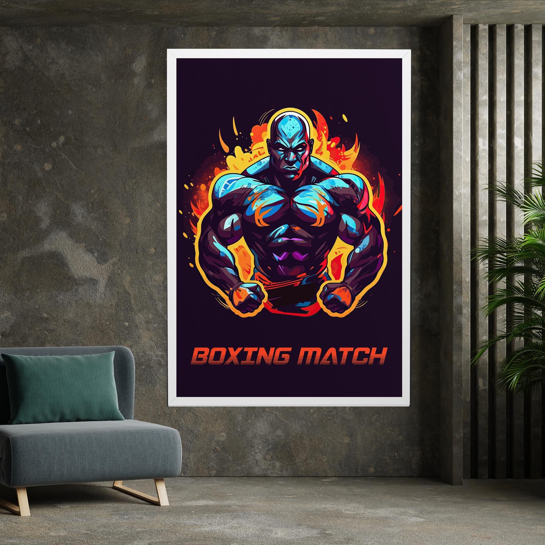 Tablou Canvas Boxing Strong Match mockup 7