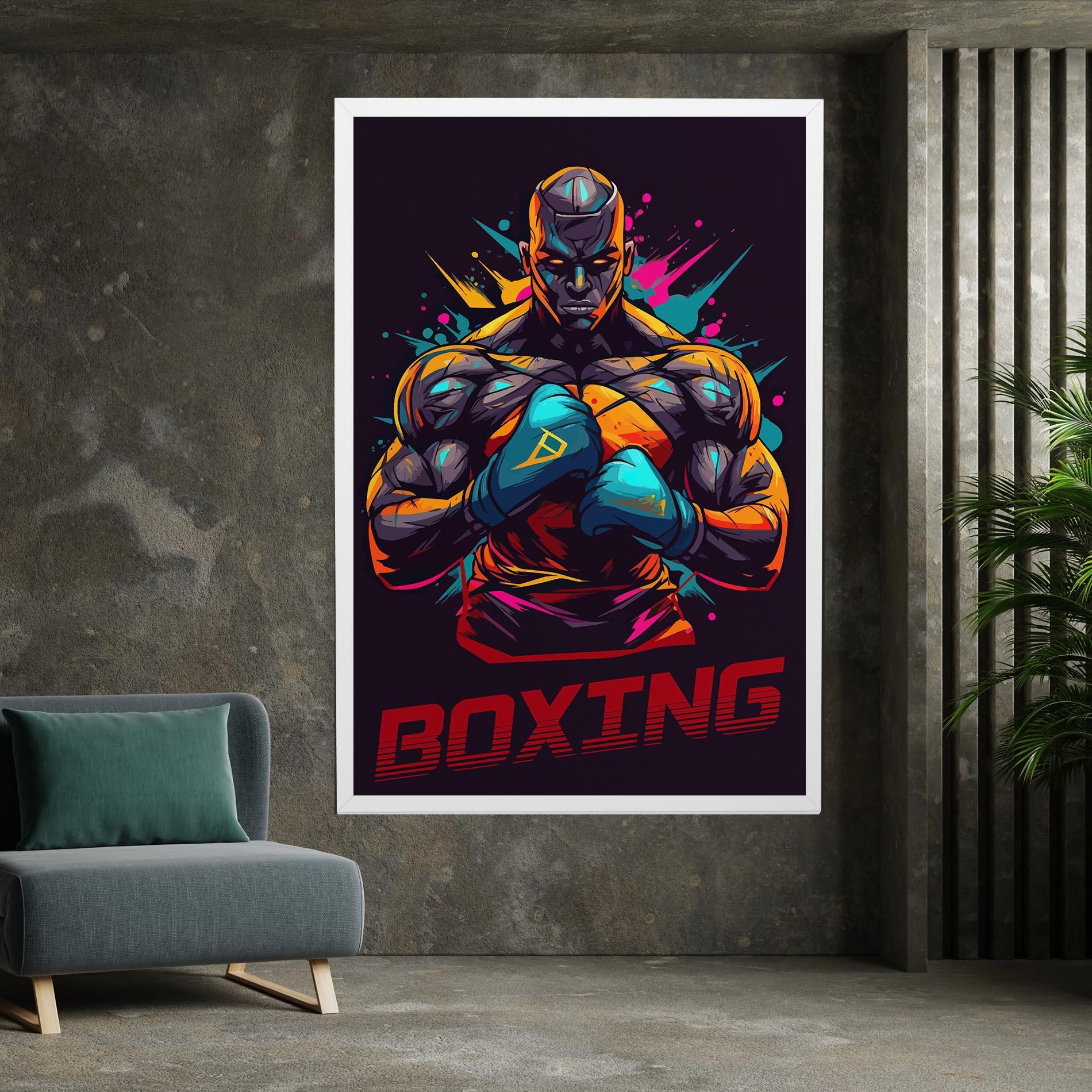 Tablou Canvas Boxing Strong mockup 7