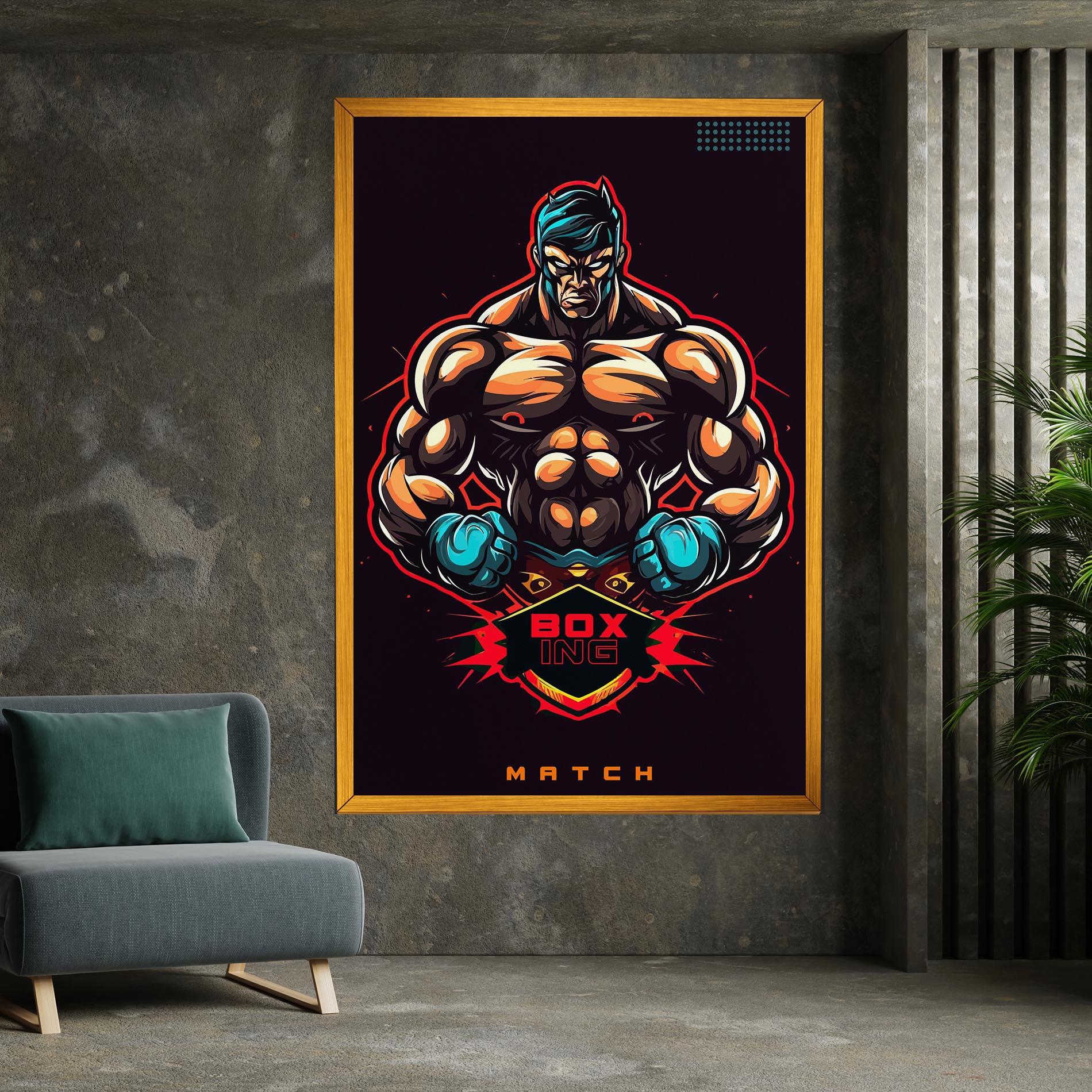 Tablou Canvas Light Blue Gloves mockup 7