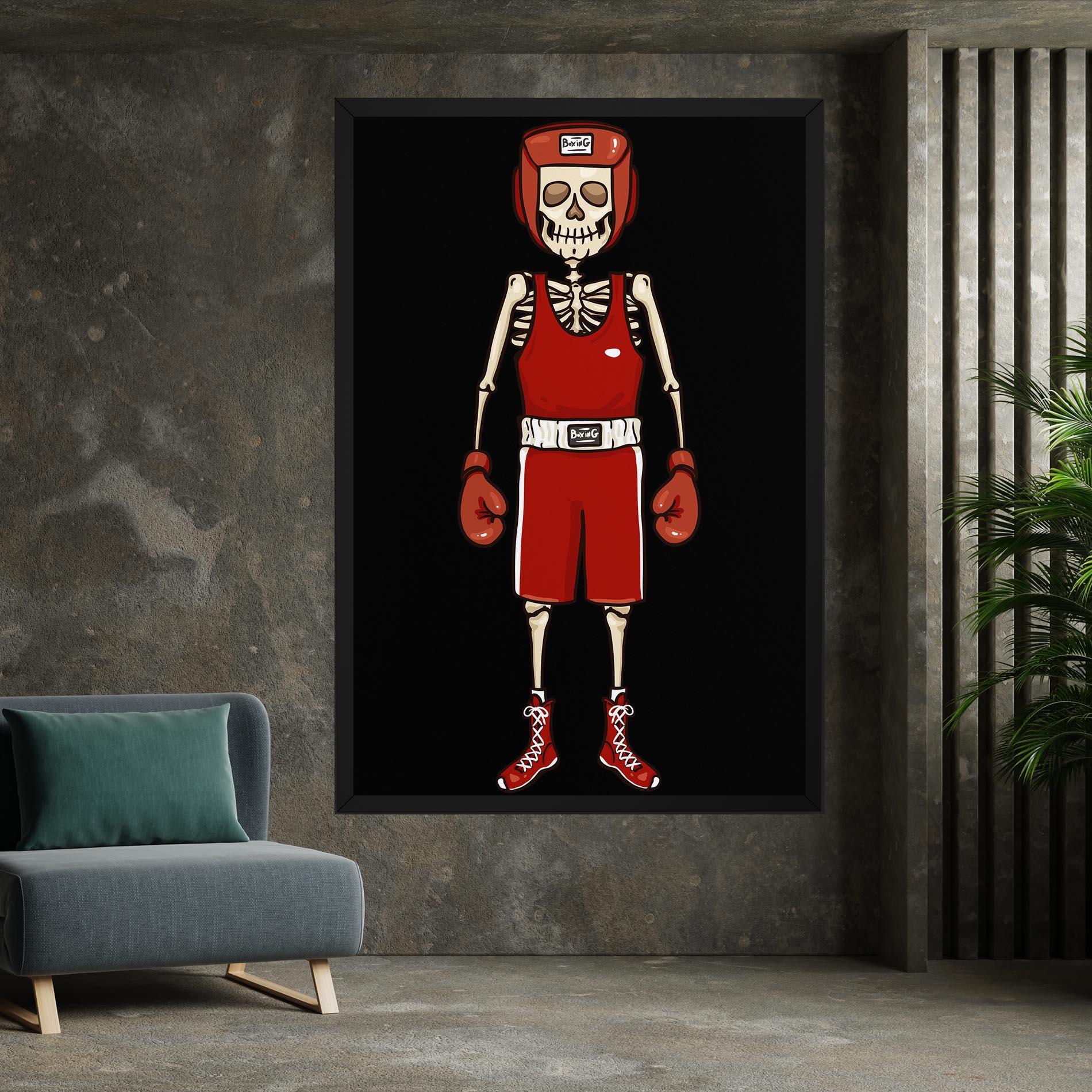 Tablou Canvas Bones Box mockup 7