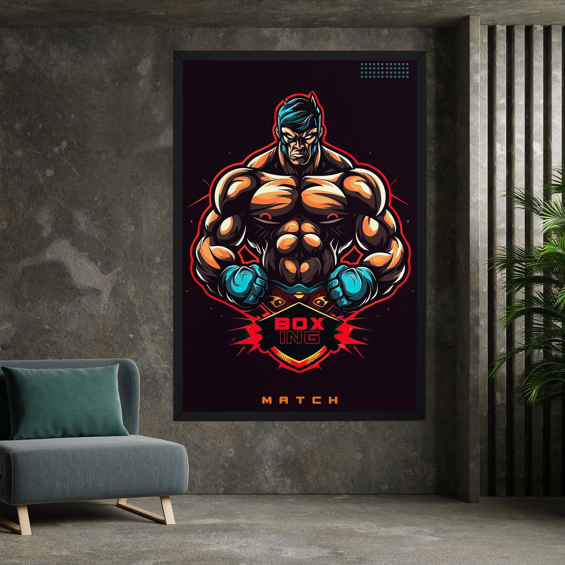 Tablou Canvas Light Blue Gloves mockup 7