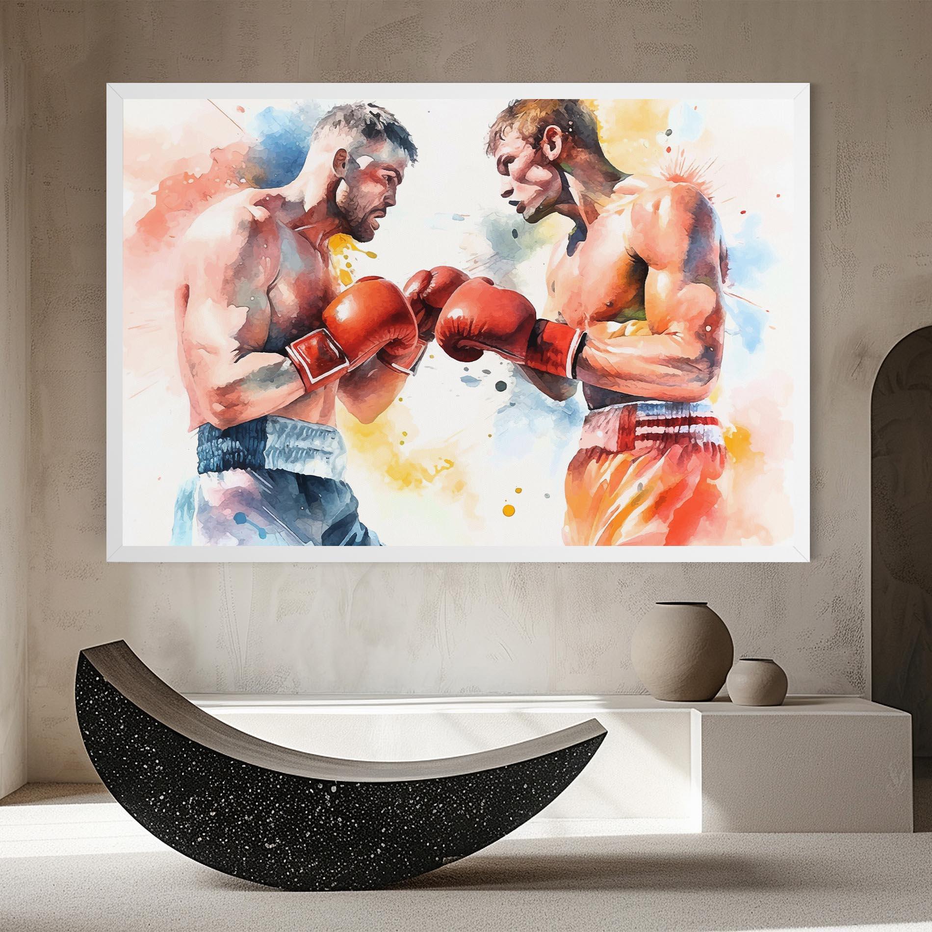 Tablou Canvas Boxing Match Art mockup 8