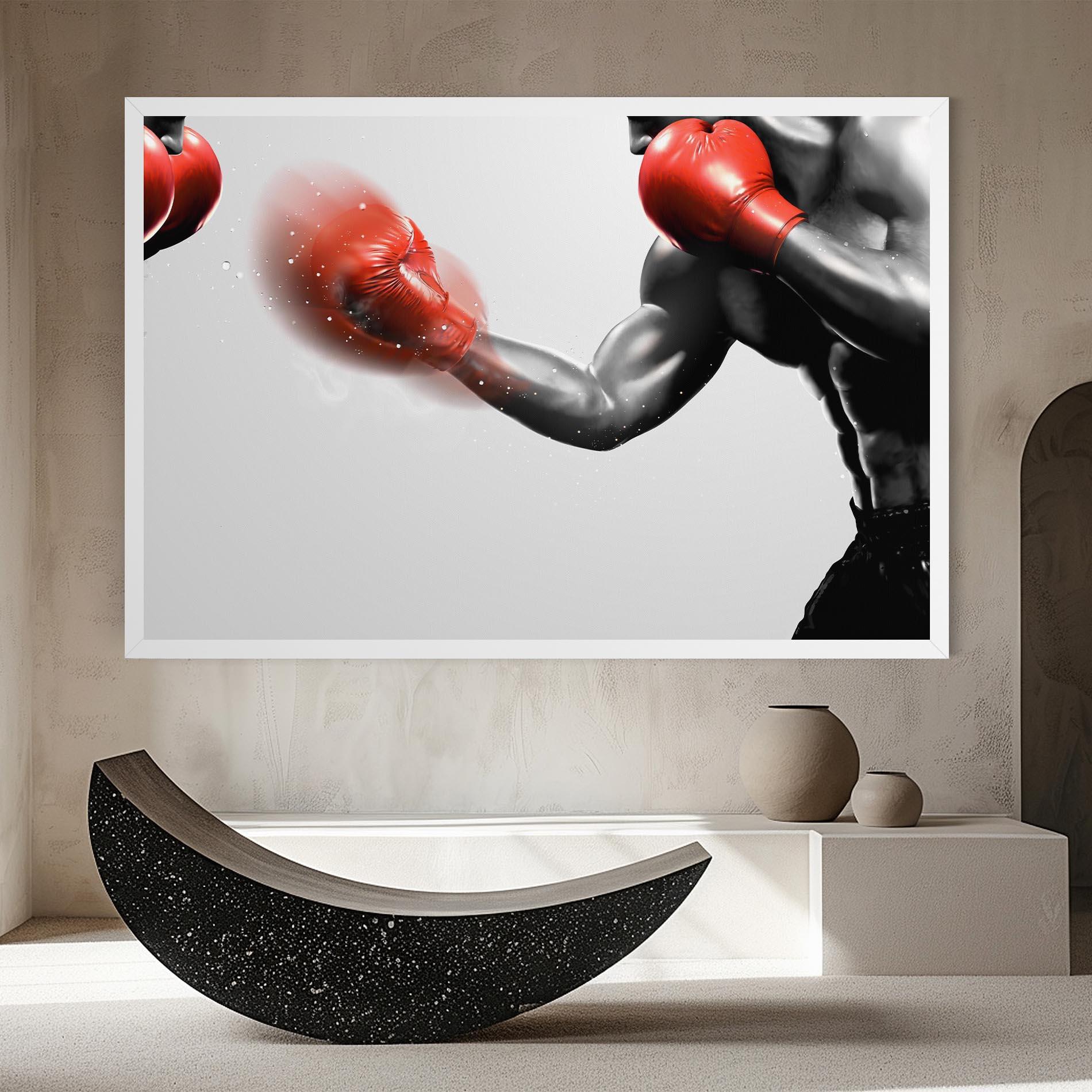 Tablou Canvas Red Smoke Box mockup 8