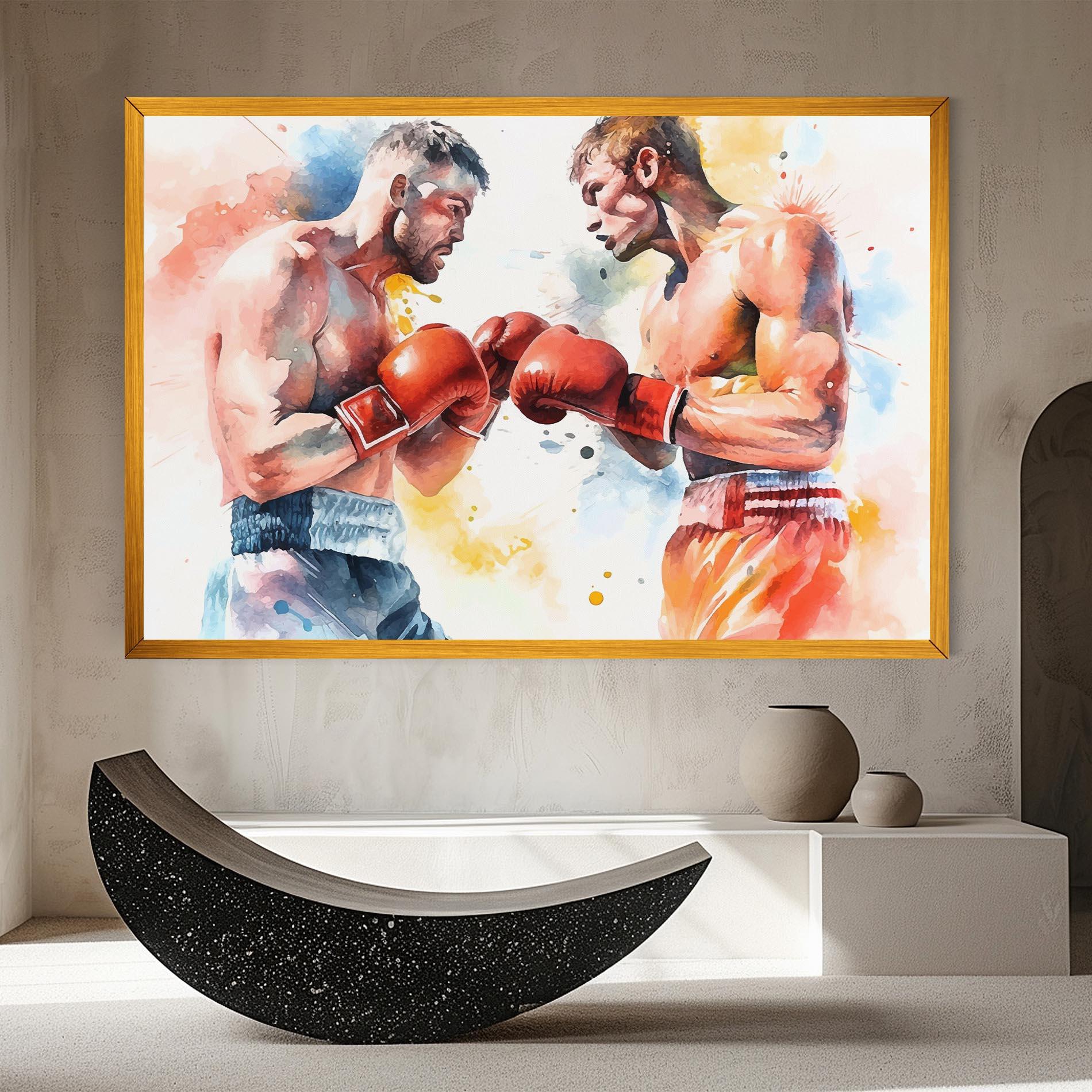 Tablou Canvas Boxing Match Art mockup 8