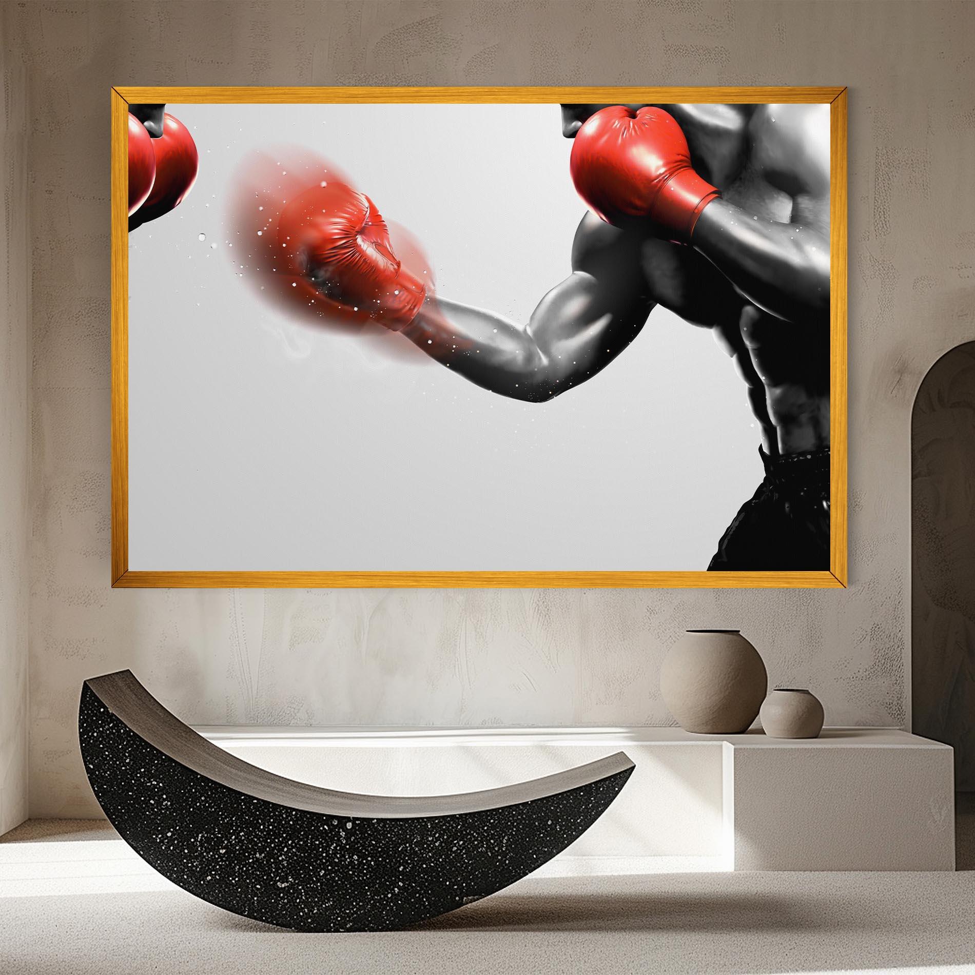 Tablou Canvas Red Smoke Box mockup 8