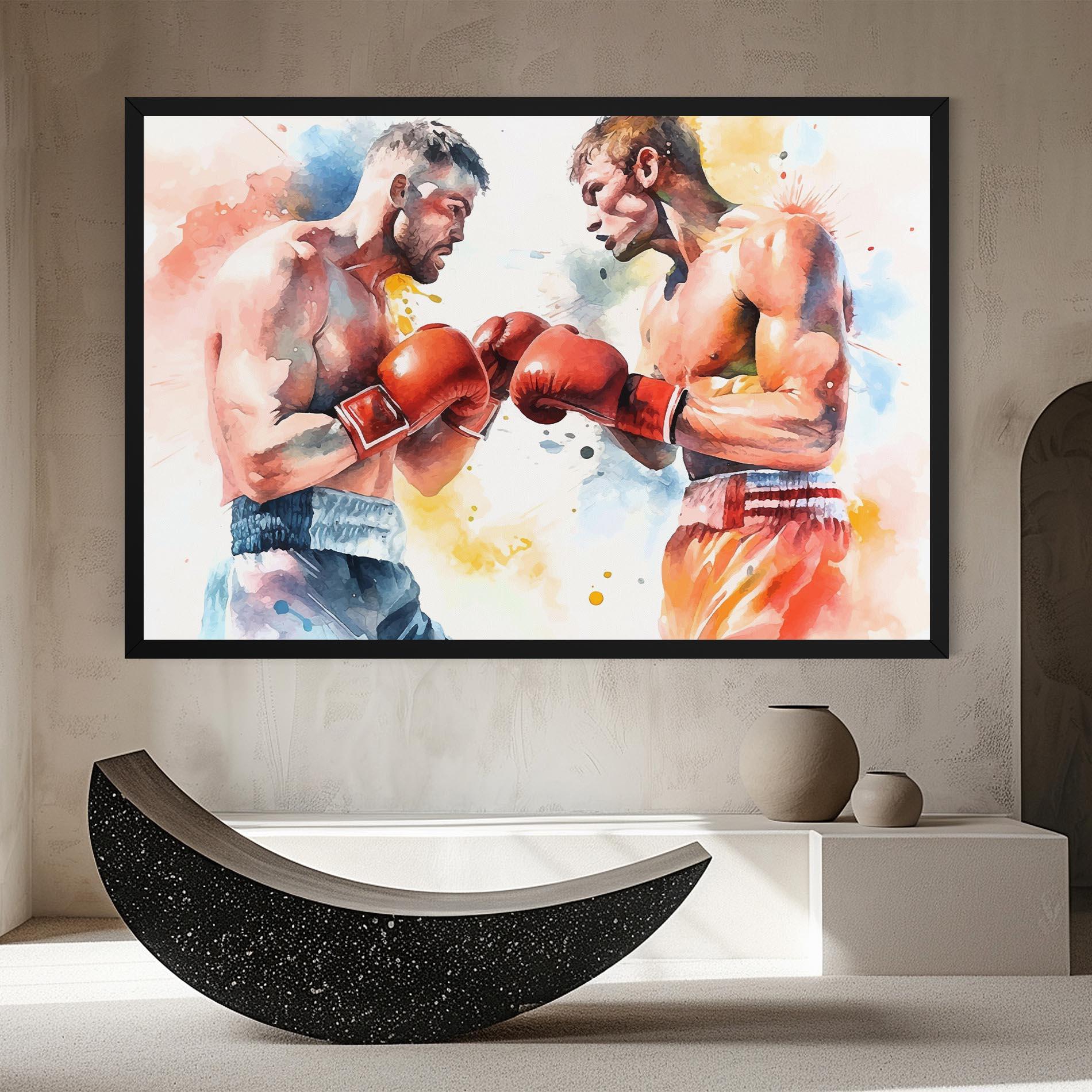 Tablou Canvas Boxing Match Art mockup 8