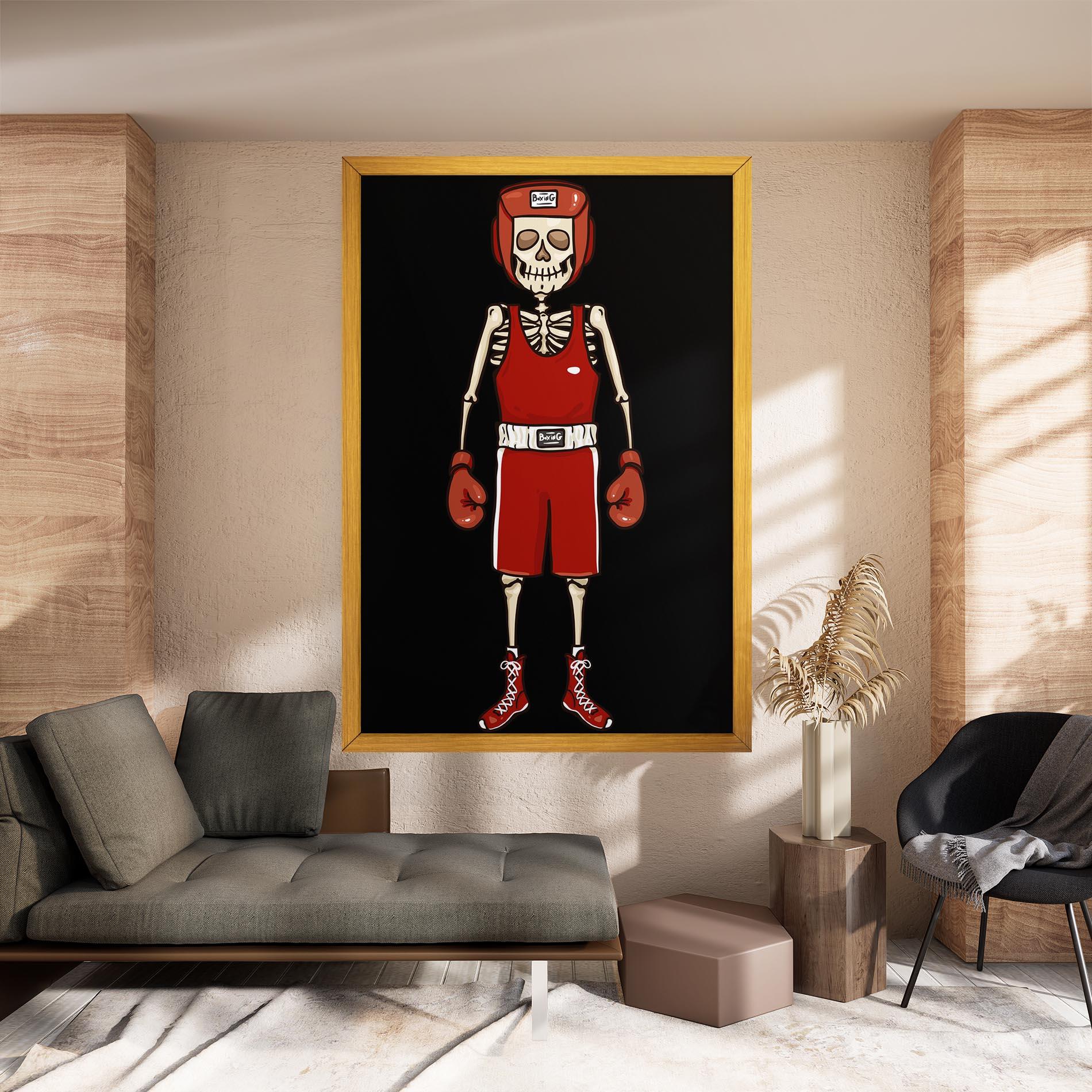 Tablou Canvas Bones Box mockup 8