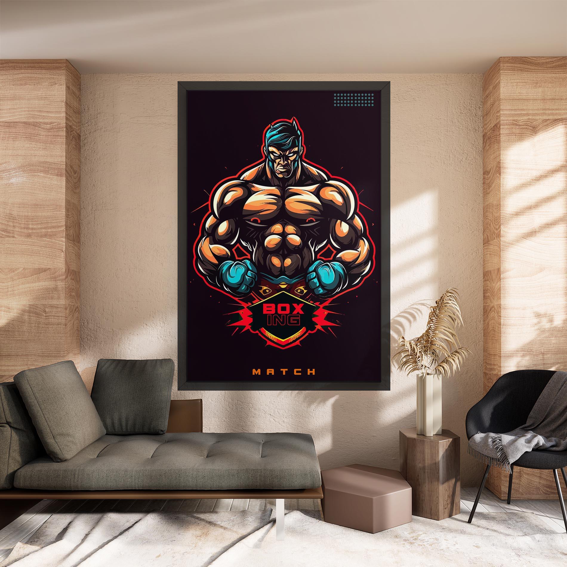 Tablou Canvas Light Blue Gloves mockup 8