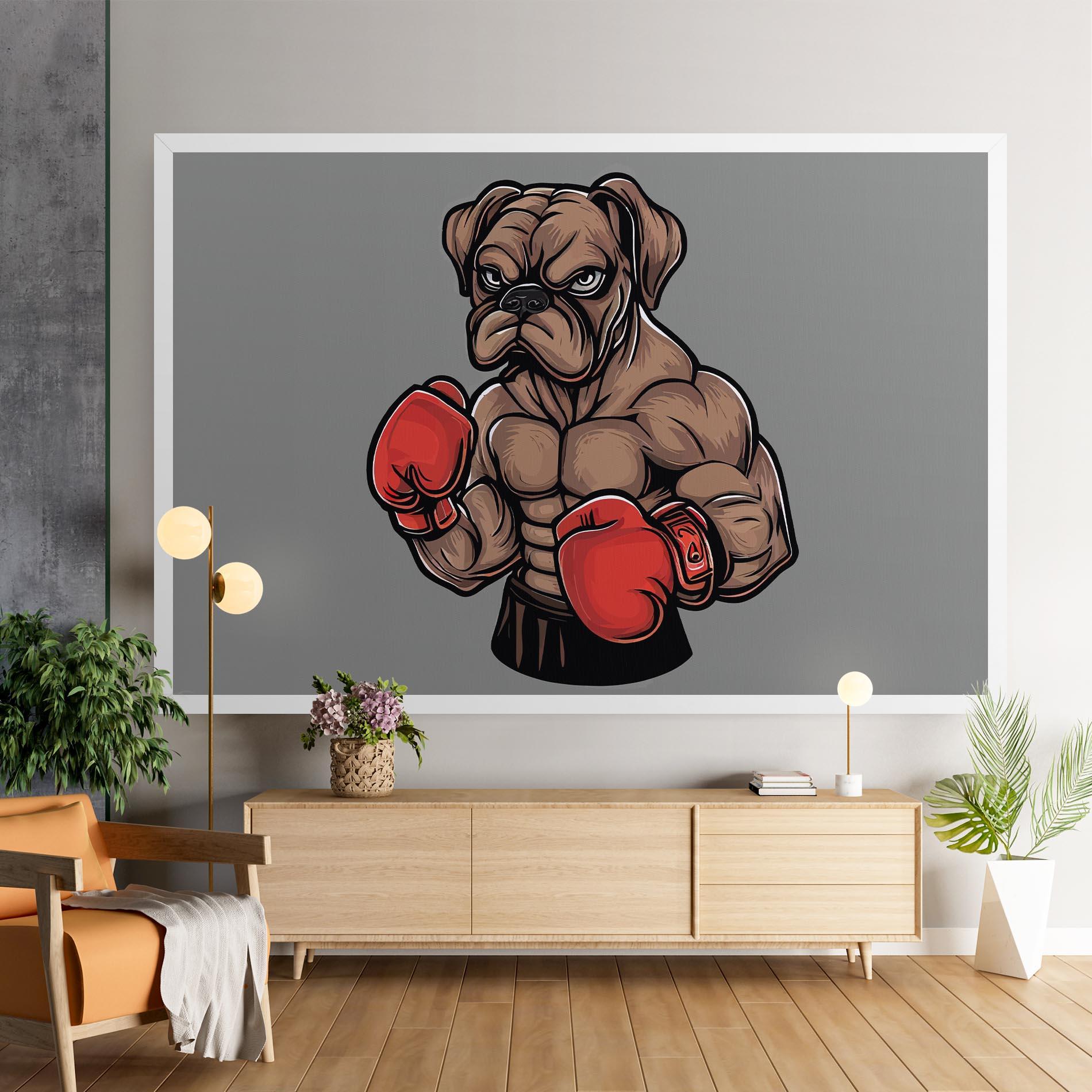 Tablou Canvas Boxer Dog mockup 9