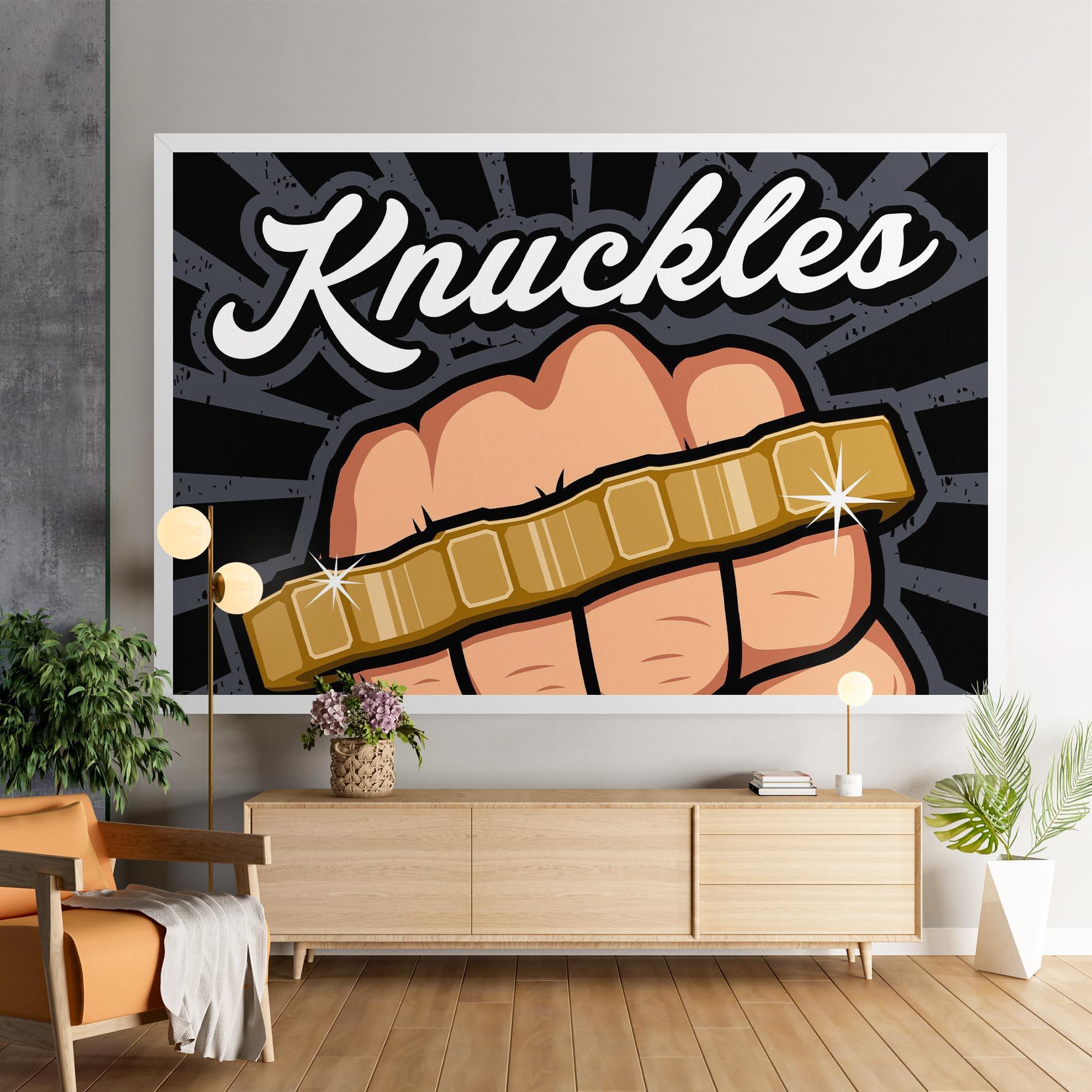 Tablou Canvas Knuckles mockup 9