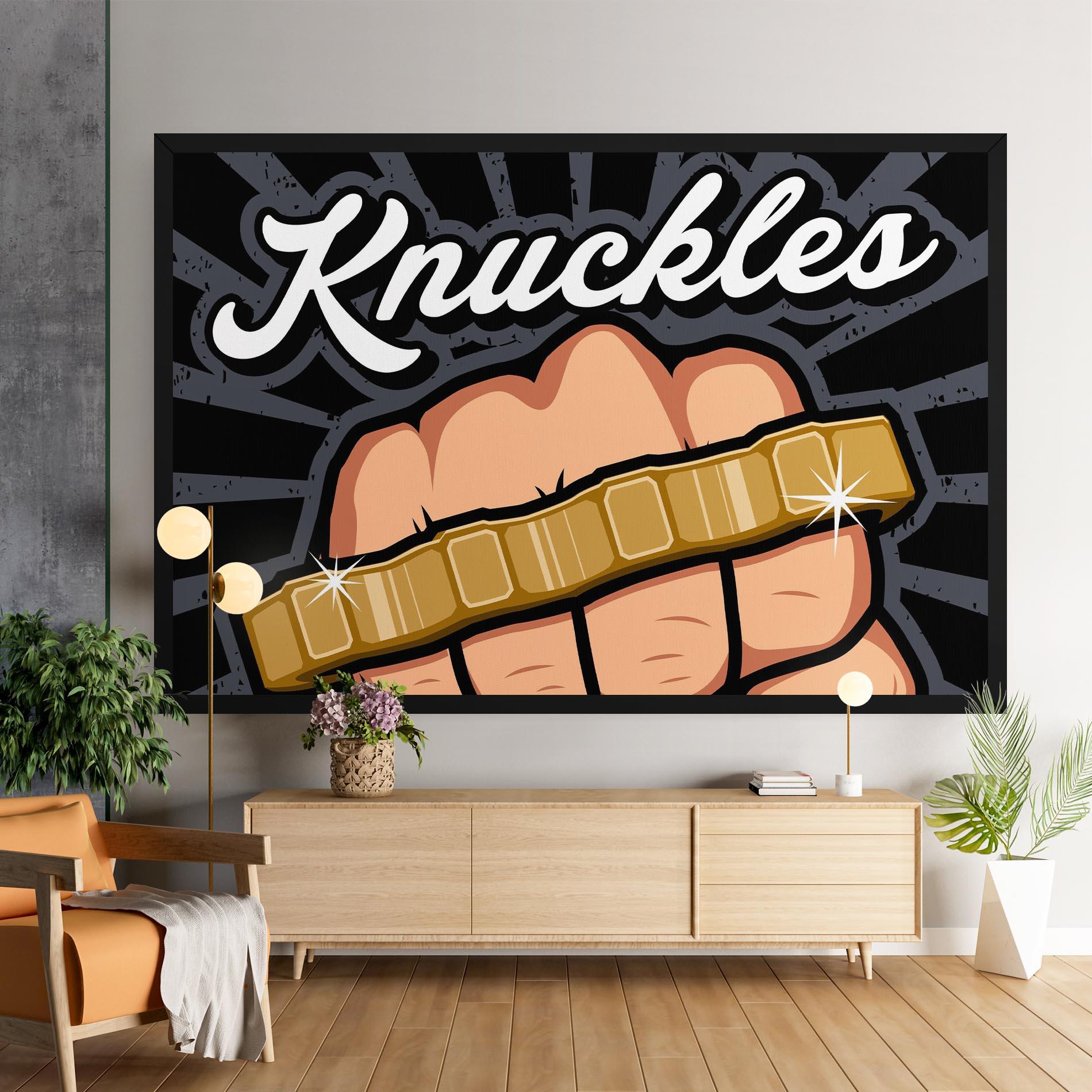 Tablou Canvas Knuckles mockup 9