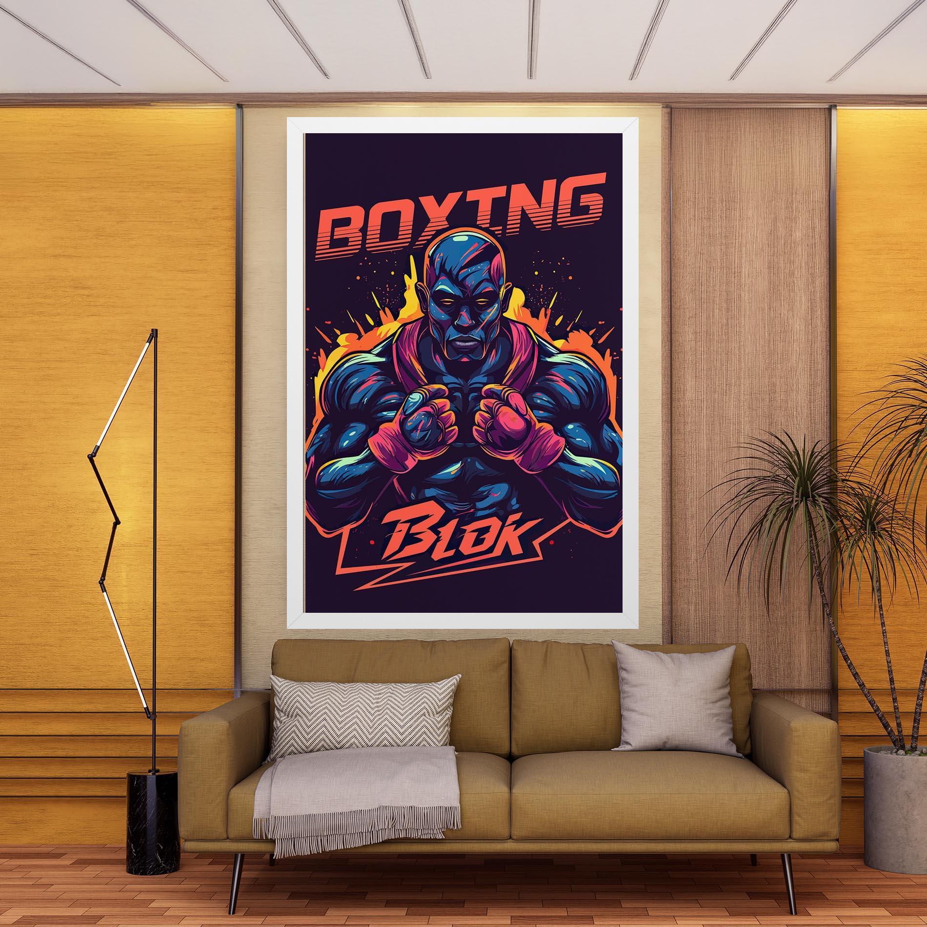 Tablou Canvas Boxing Blok mockup 9