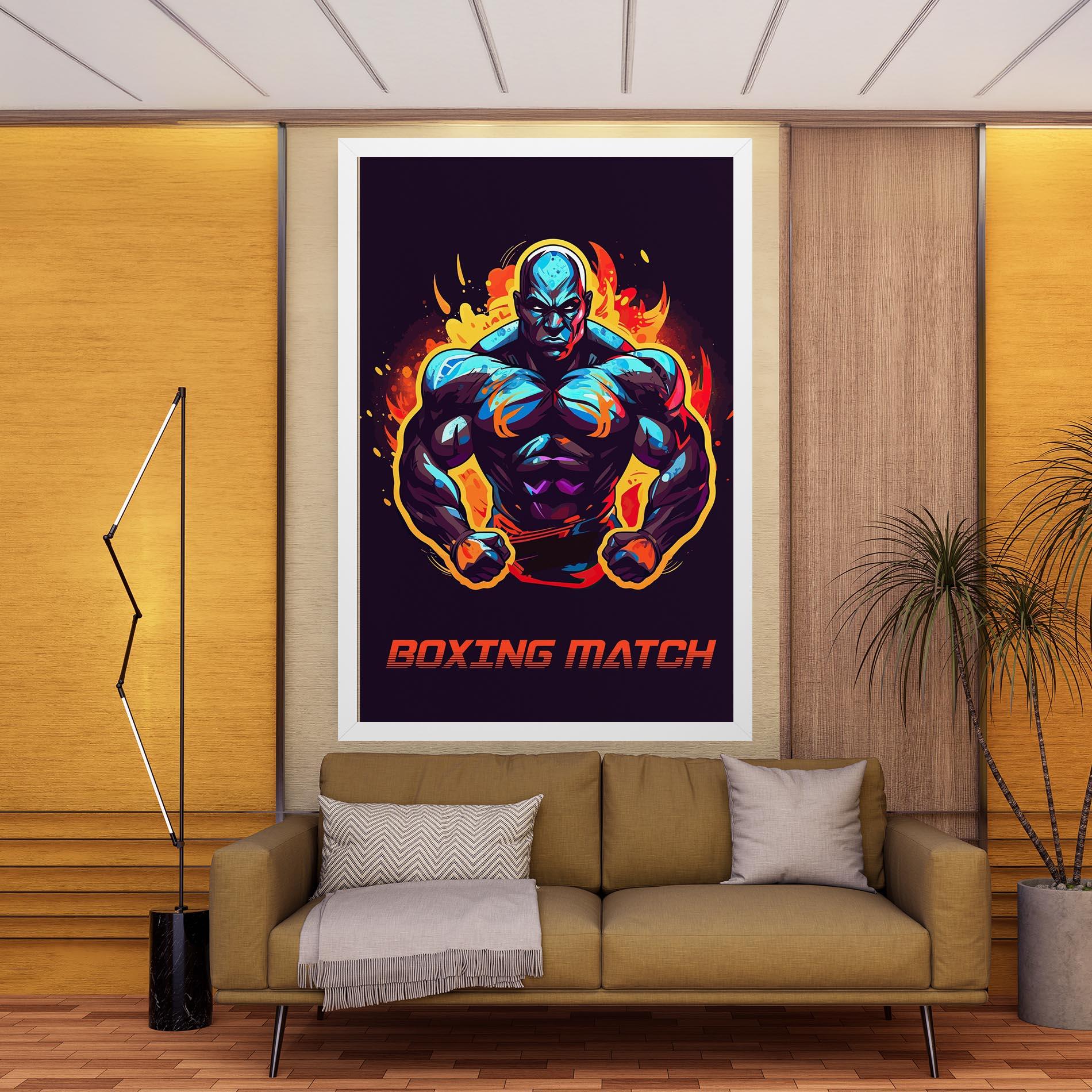 Tablou Canvas Boxing Strong Match mockup 9