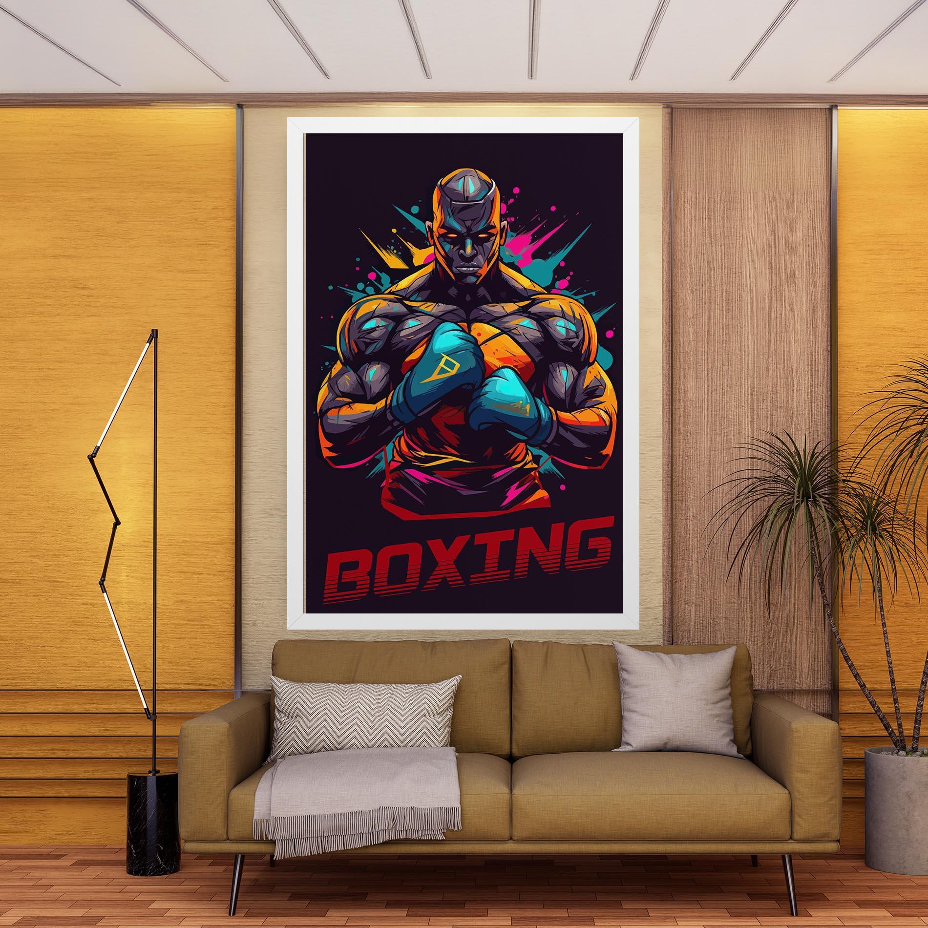 Tablou Canvas Boxing Strong mockup 9