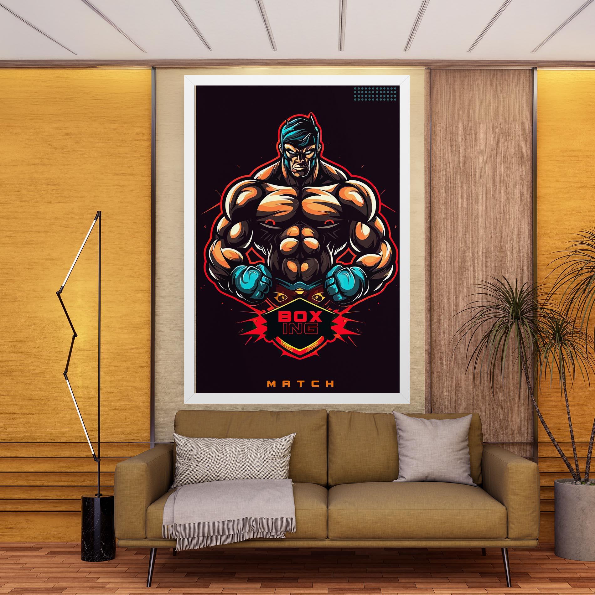 Tablou Canvas Light Blue Gloves mockup 9