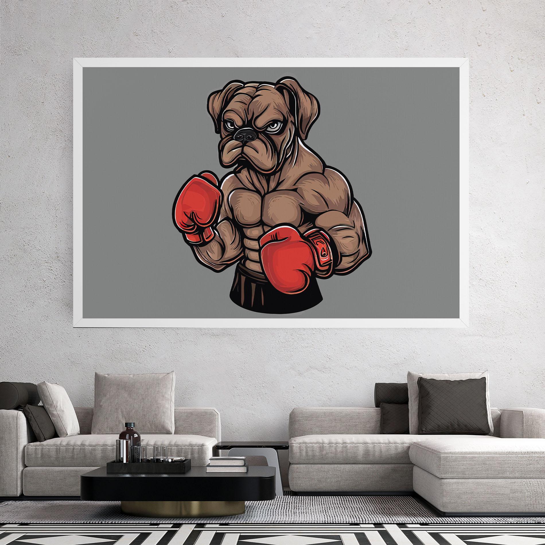Tablou Canvas Boxer Dog mockup 2