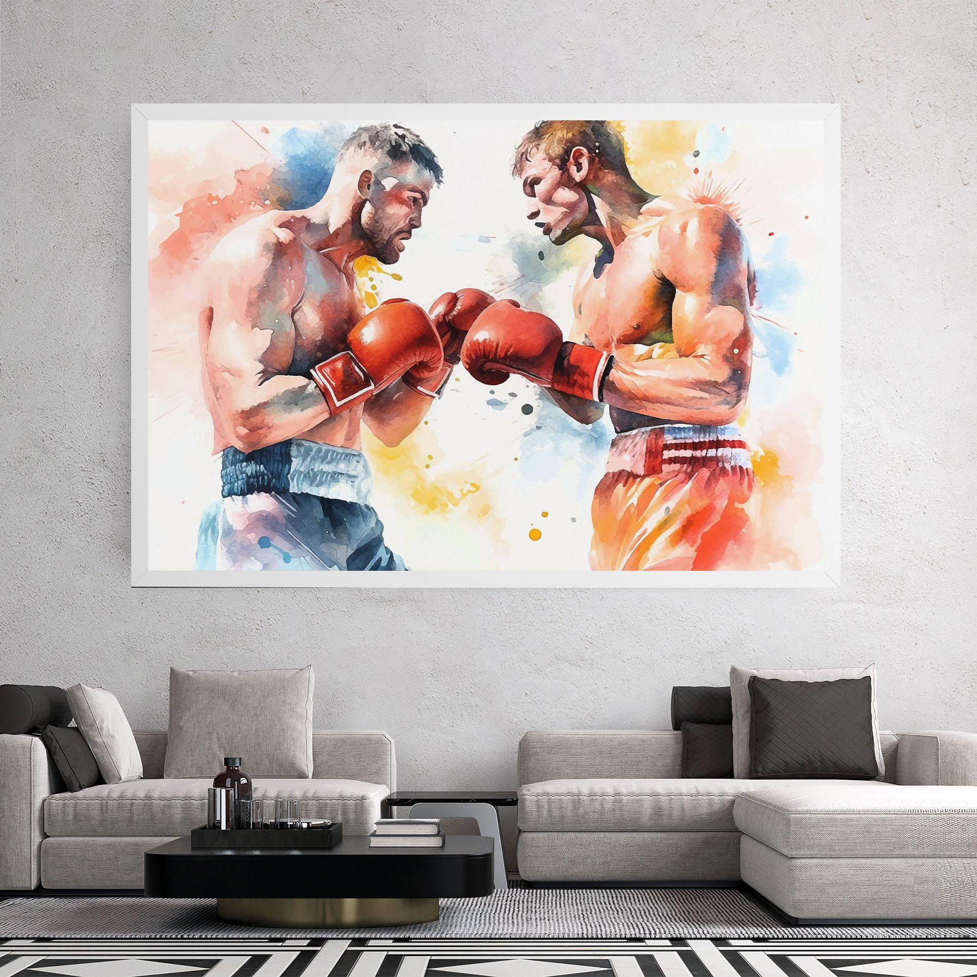 Tablou Canvas Boxing Match Art mockup 2