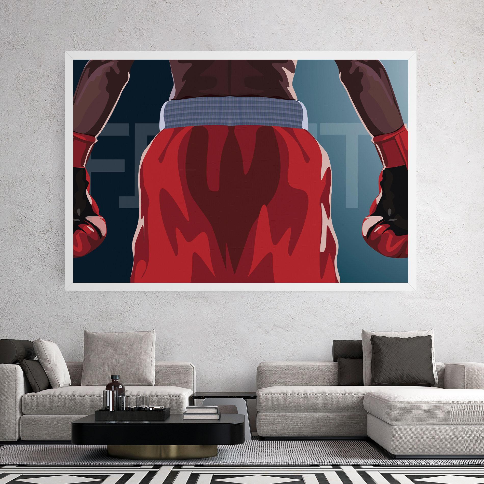 Tablou Canvas Fight Box mockup 2
