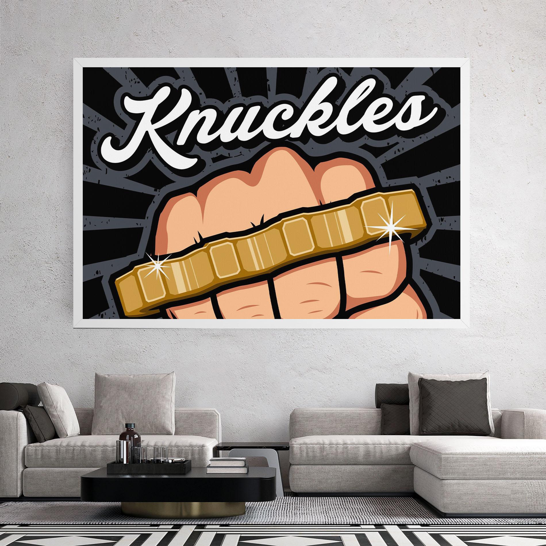 Tablou Canvas Knuckles mockup 2