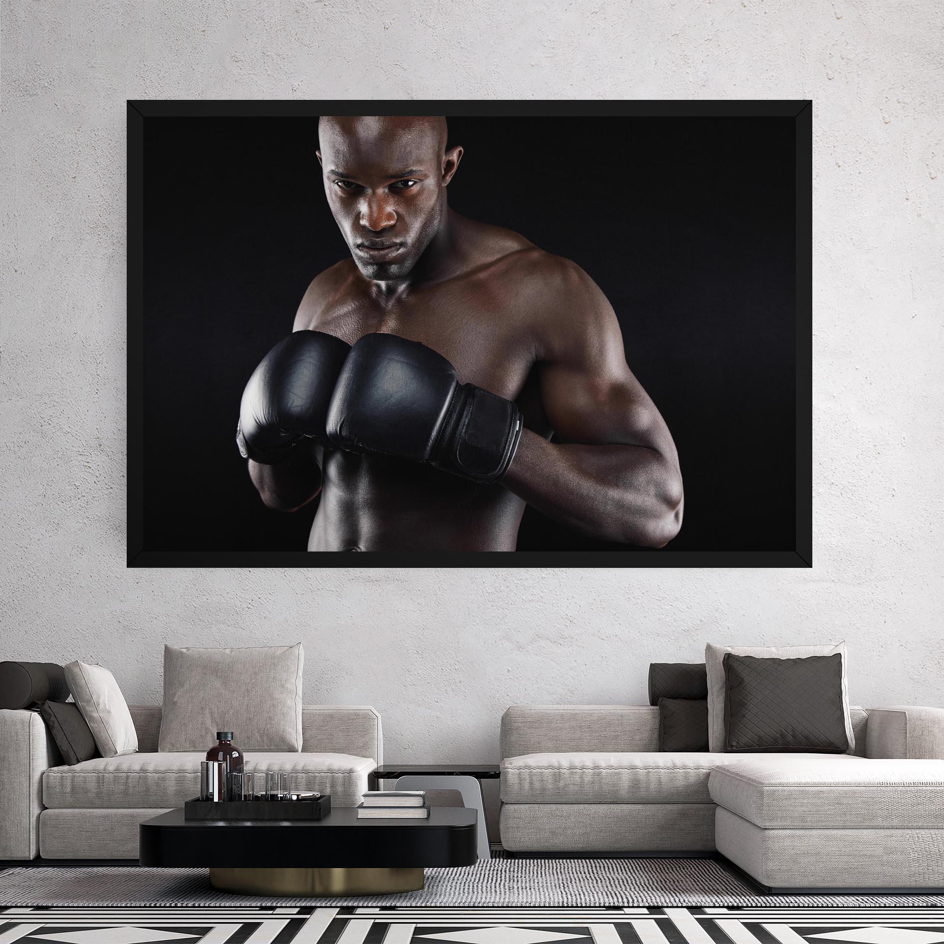 Tablou Canvas Powerful Fighter mockup 2