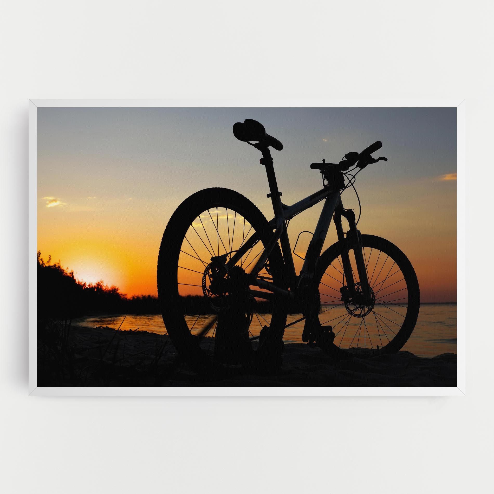 Beach Bike Silhouette mockup 0