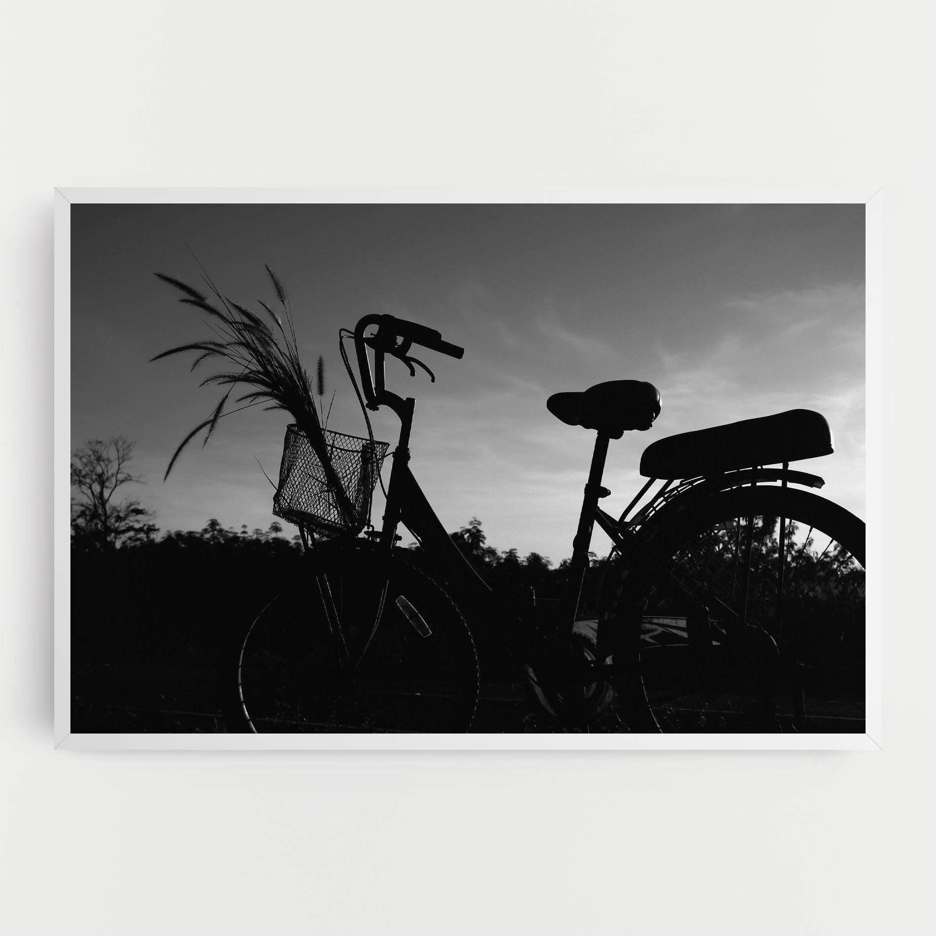 Black Bike Shilouette mockup 0