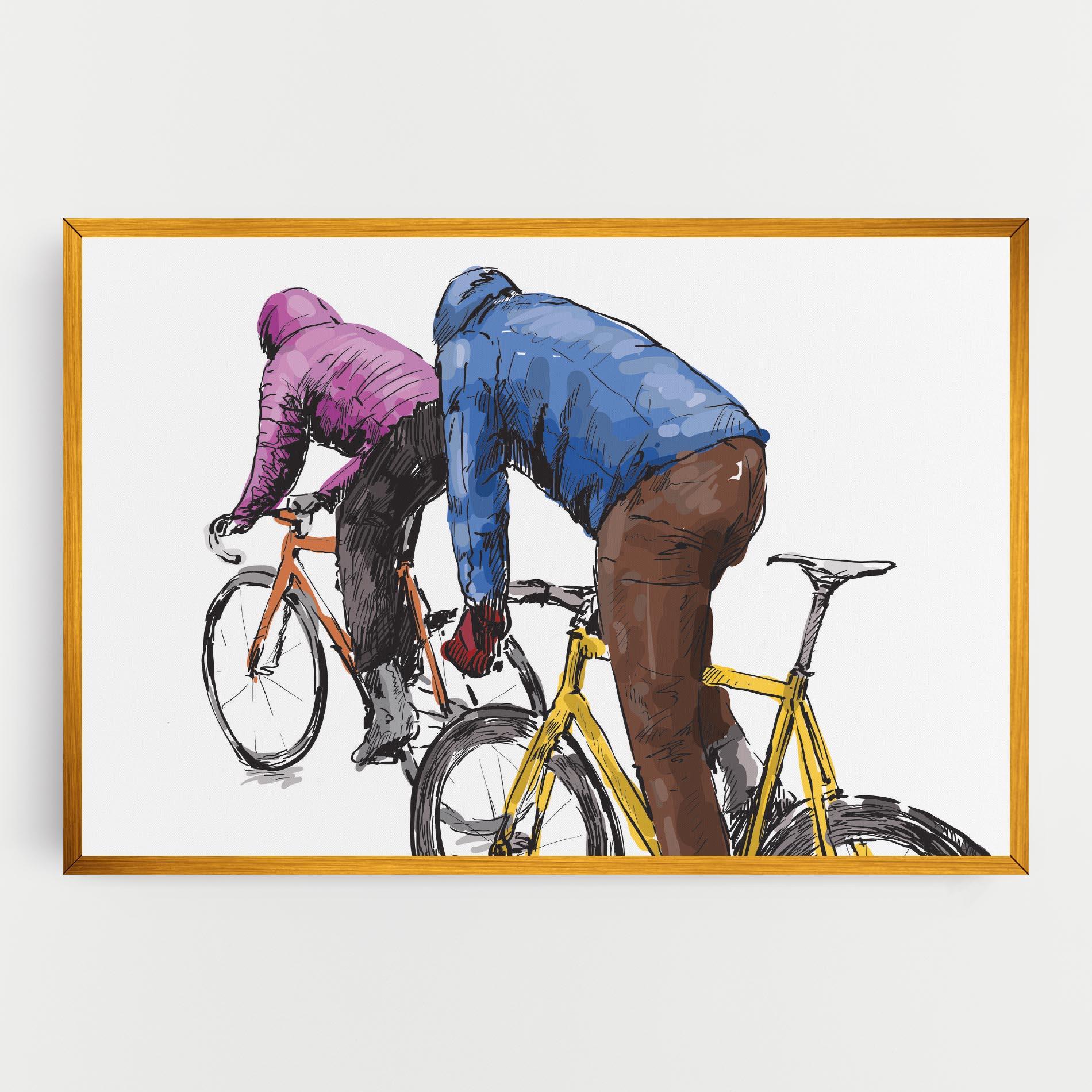 Tablou Canvas Bike Trip mockup 0