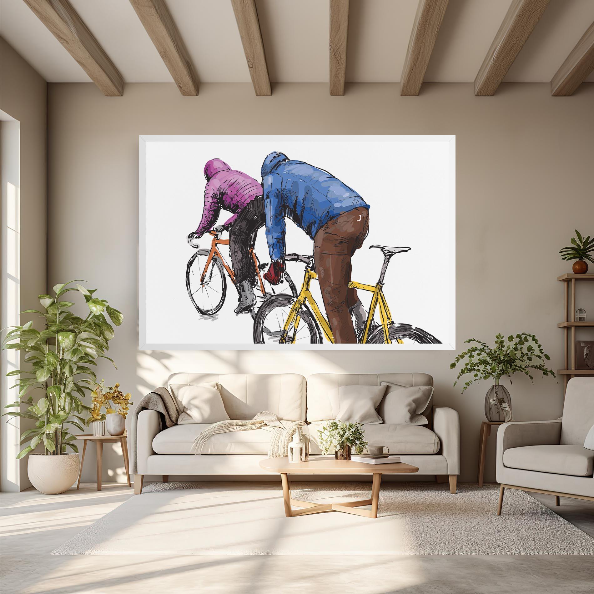Tablou Canvas Bike Trip mockup 6