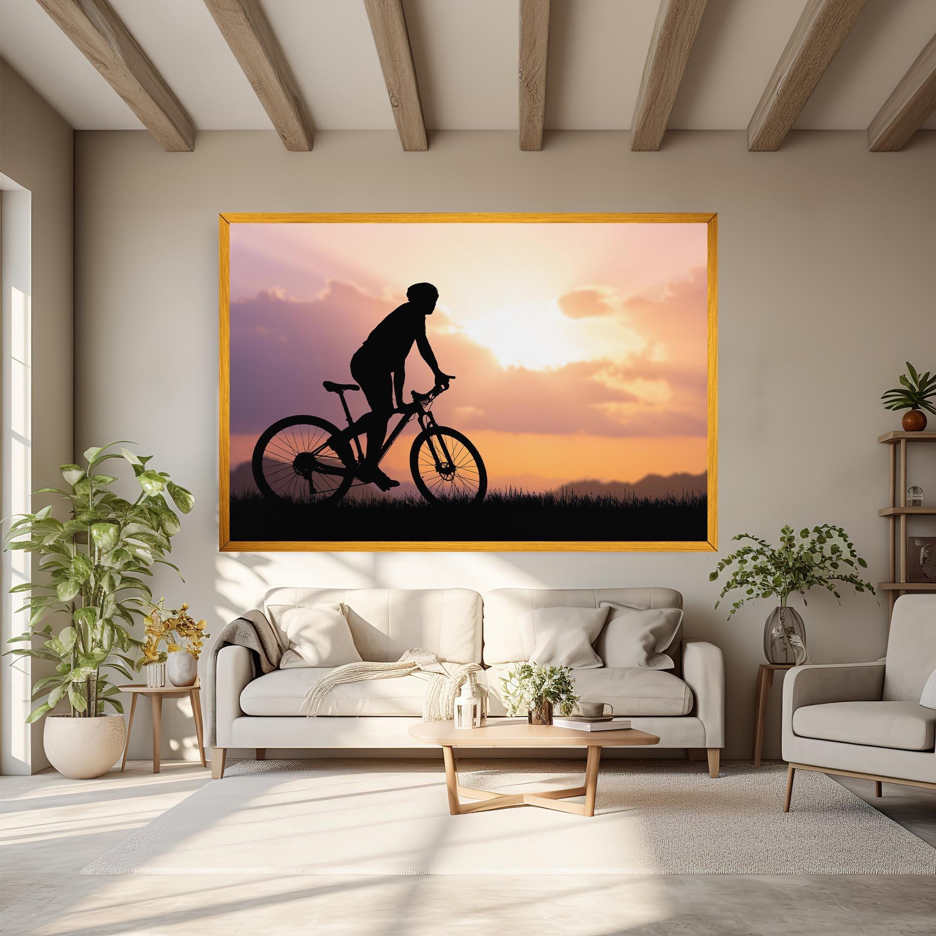 Tablou Canvas Bike Travel Concept mockup 6