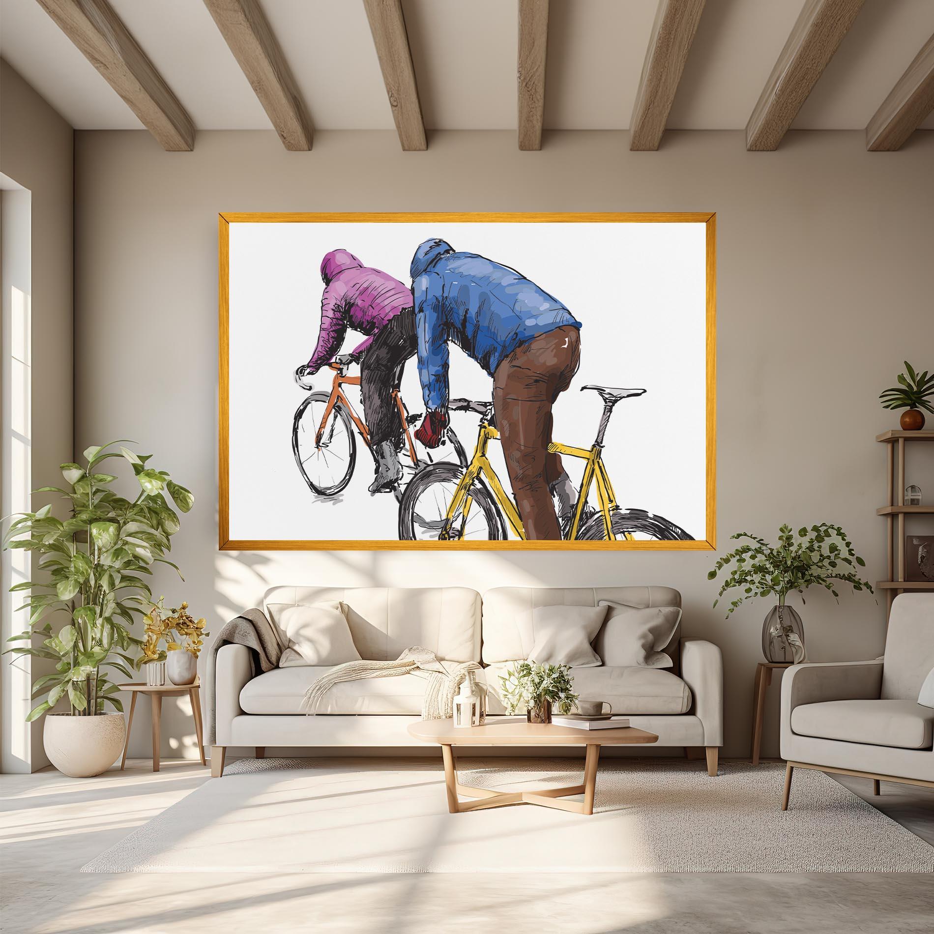 Tablou Canvas Bike Trip mockup 6