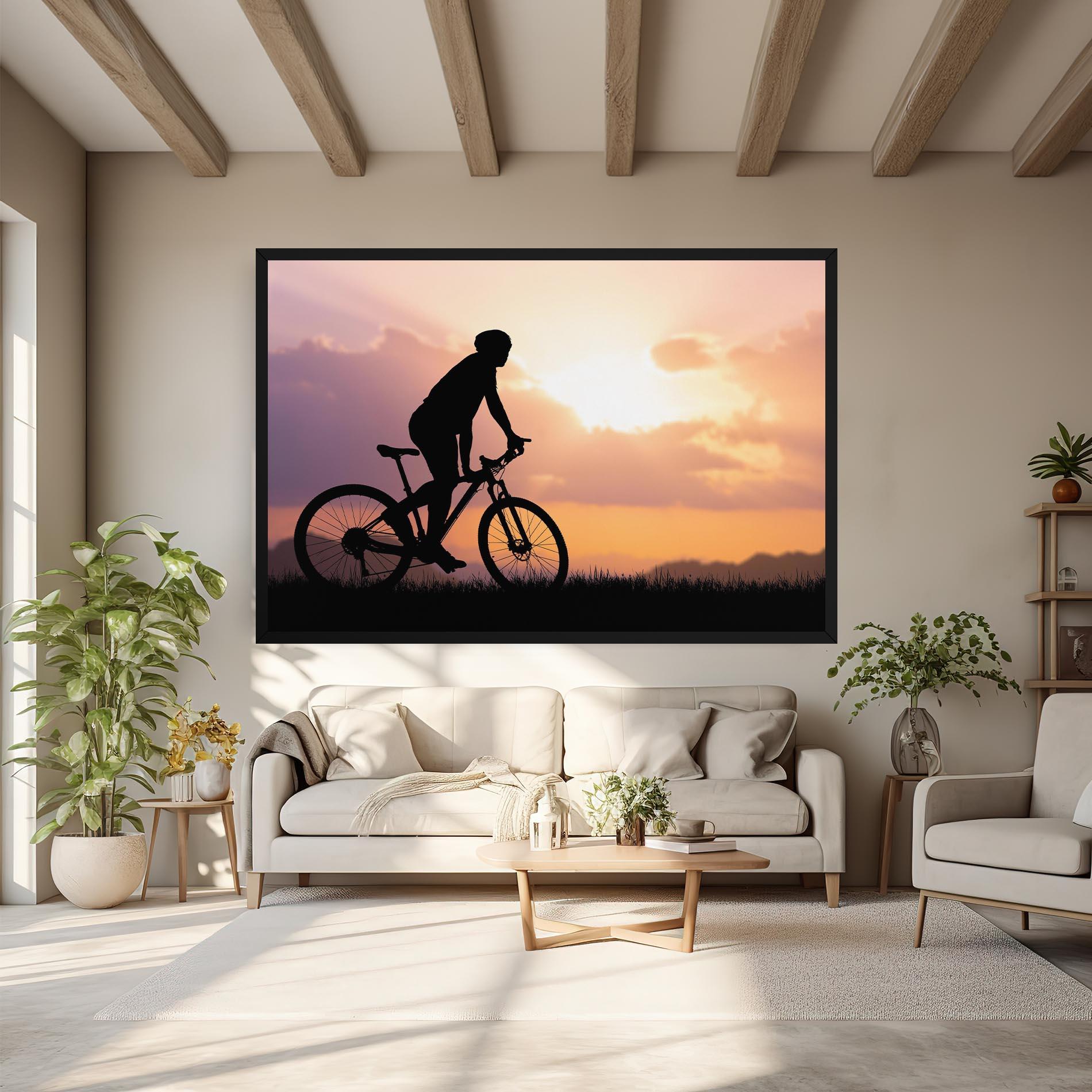 Tablou Canvas Bike Travel Concept mockup 6