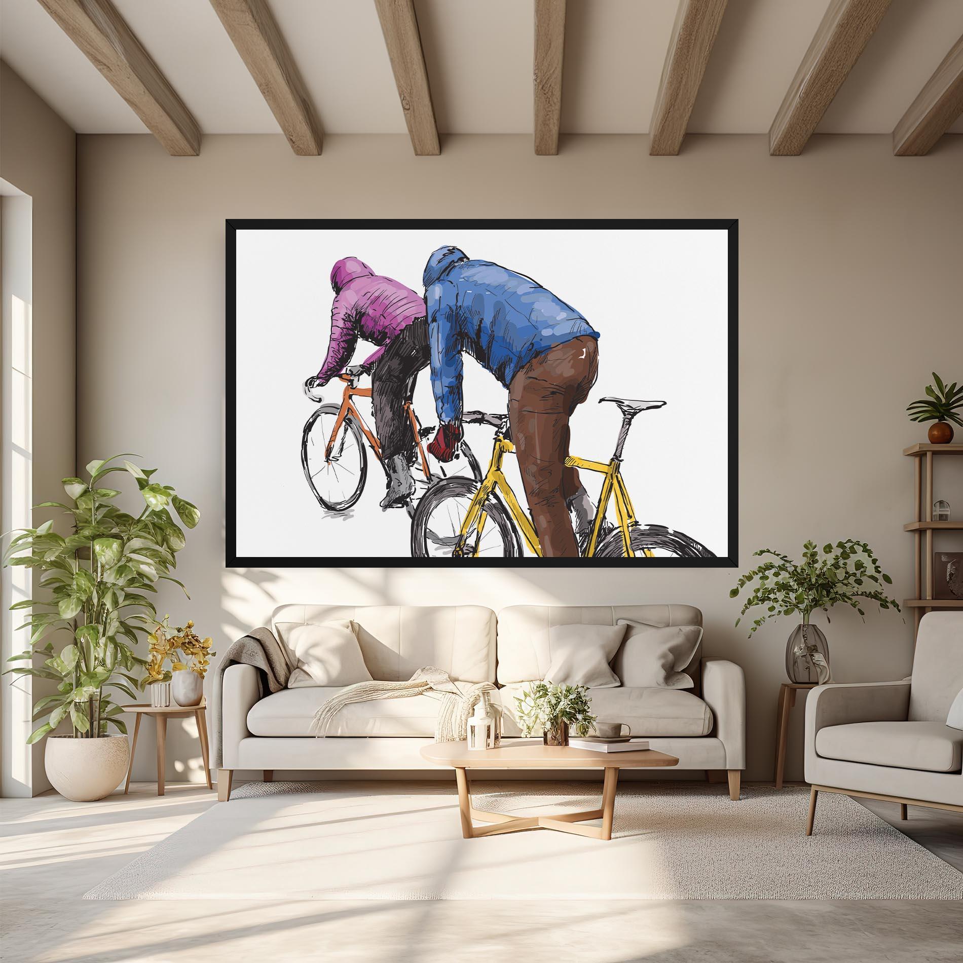 Tablou Canvas Bike Trip mockup 6
