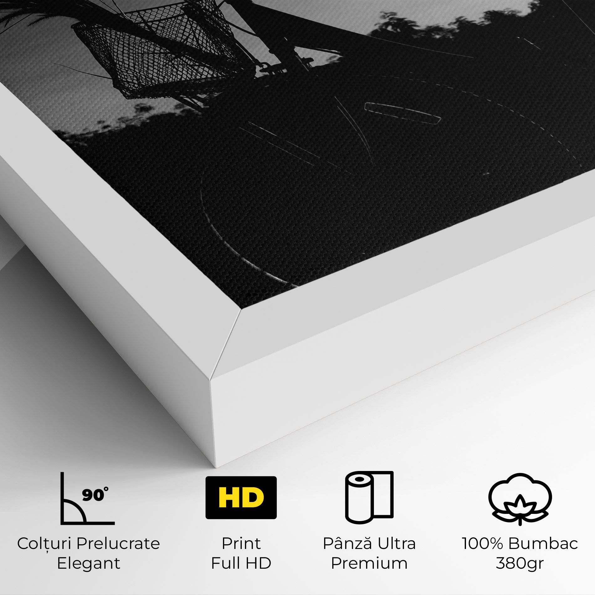 Black Bike Shilouette mockup 4