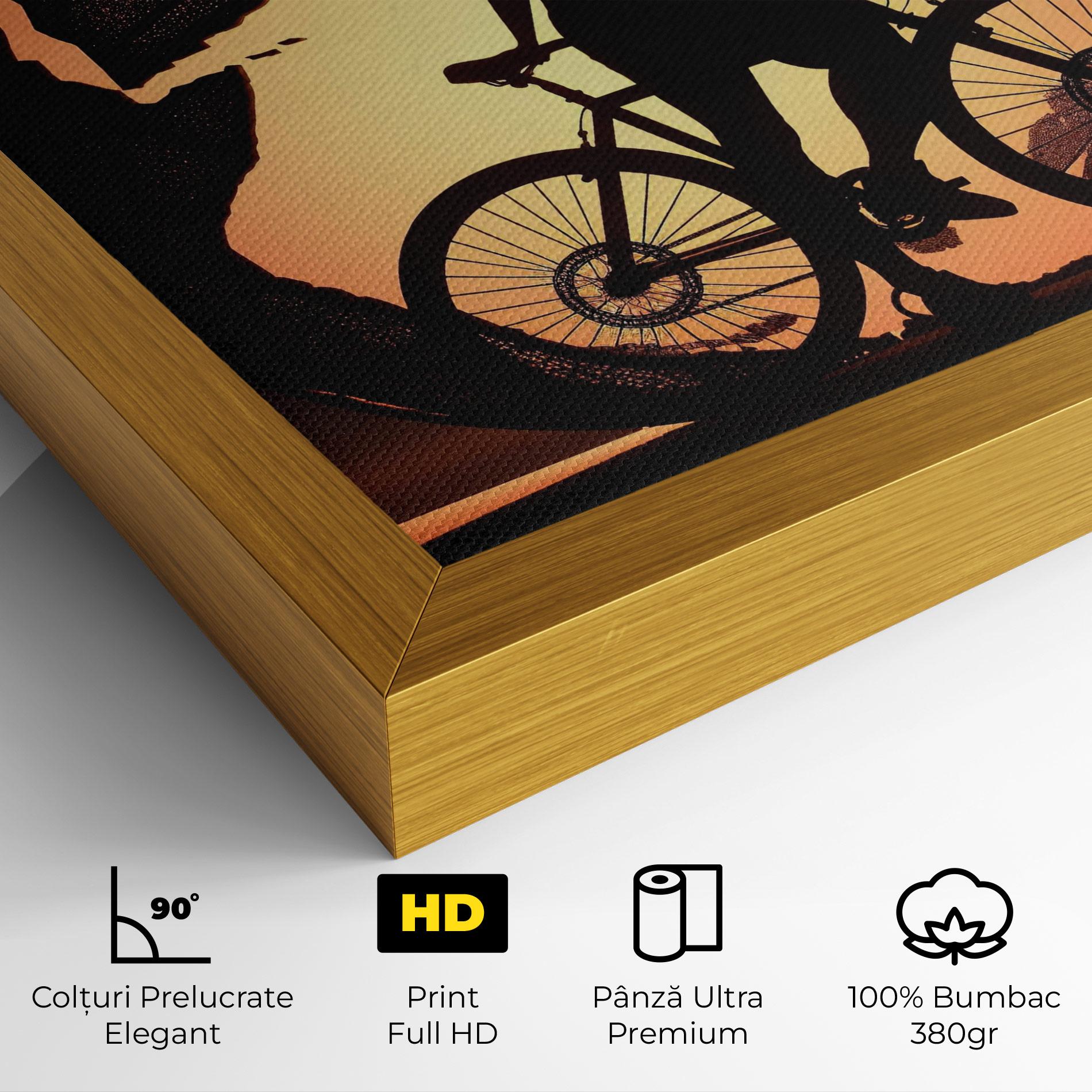 Tablou Canvas Globe Riding World mockup 4