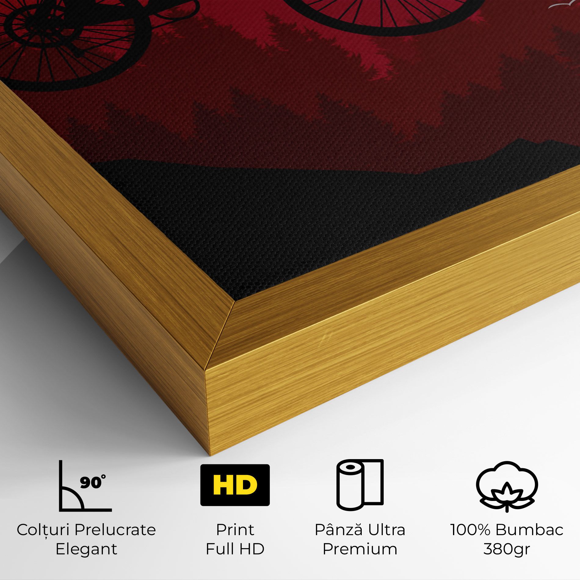 Mountain Bike Sunset mockup 4