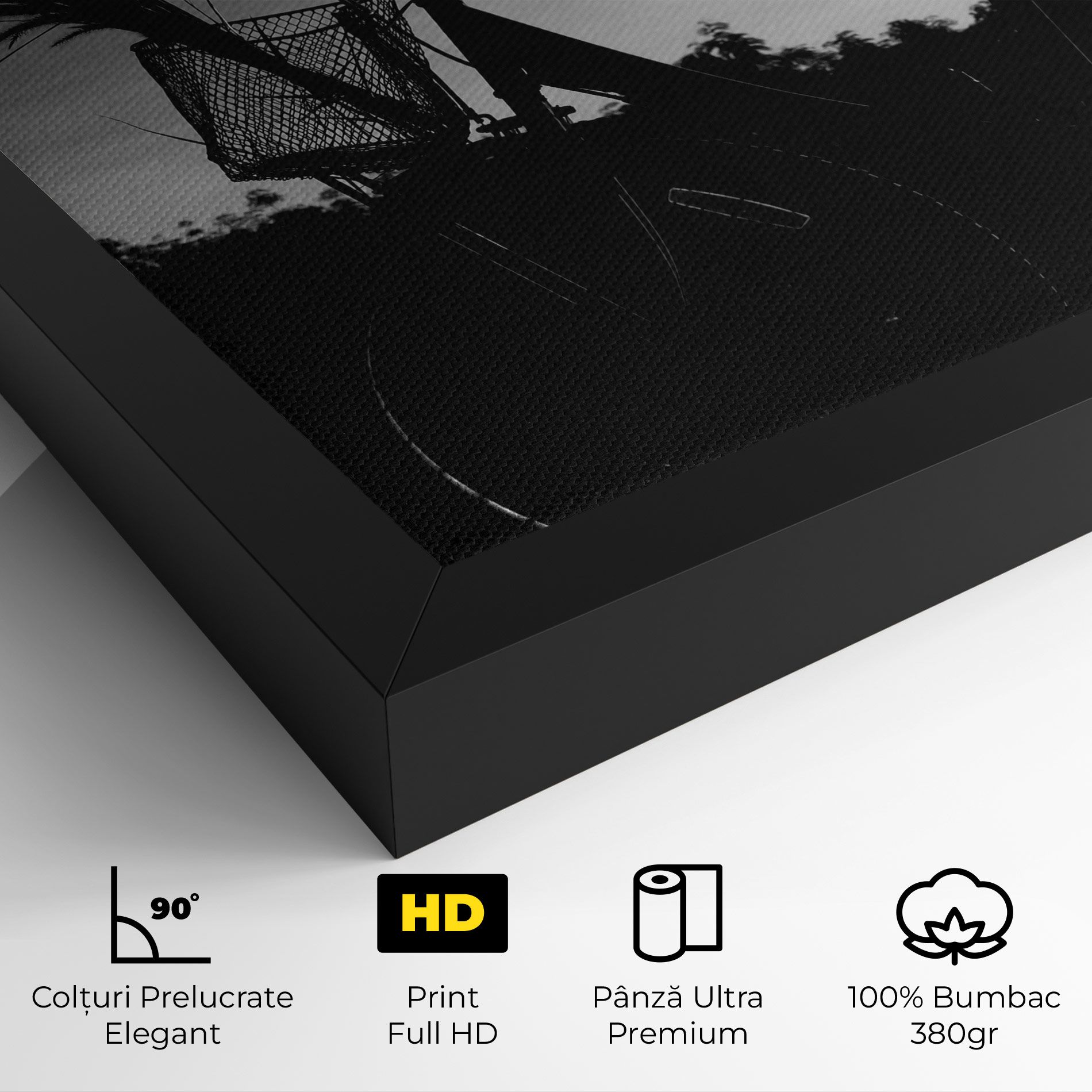 Black Bike Shilouette mockup 4